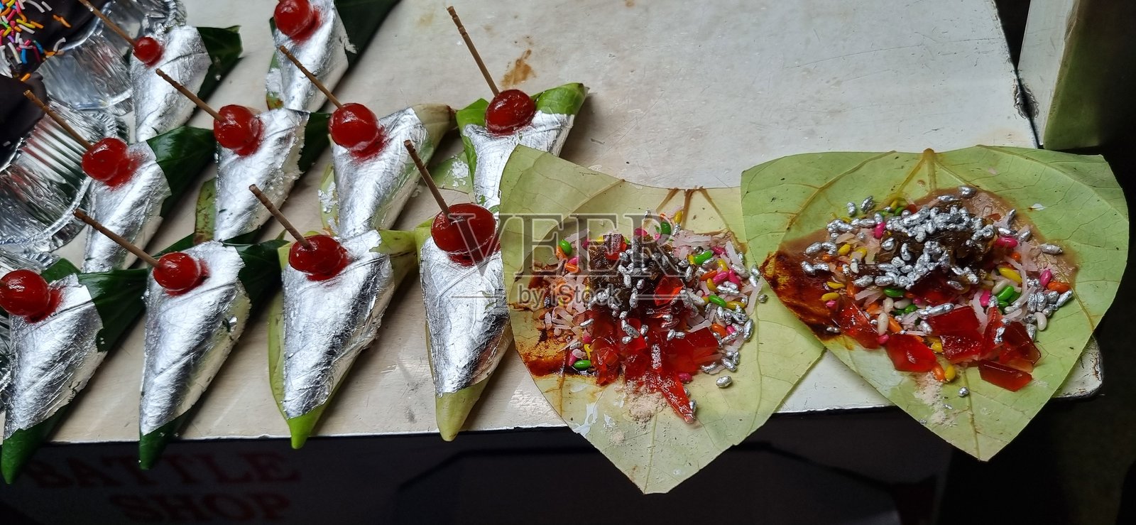 印度街头美食照片摄影图片