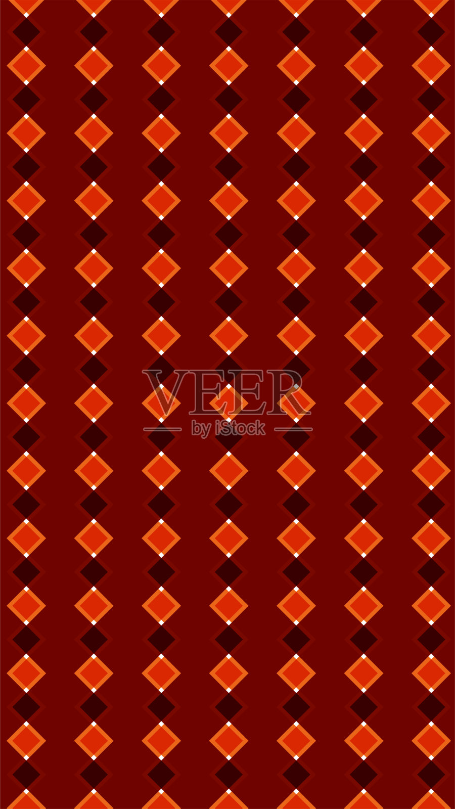 五彩斑斓的格子背景。万圣节背景。插画图片素材