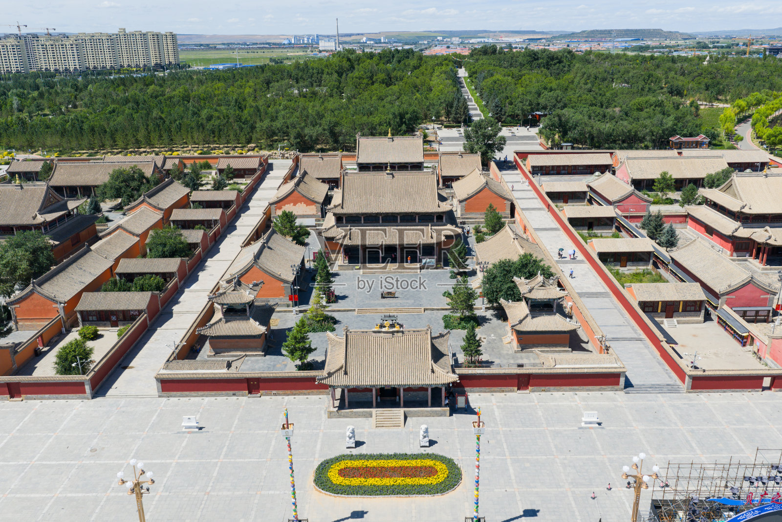 内蒙古锡林浩特的北照寺或北子寺照片摄影图片
