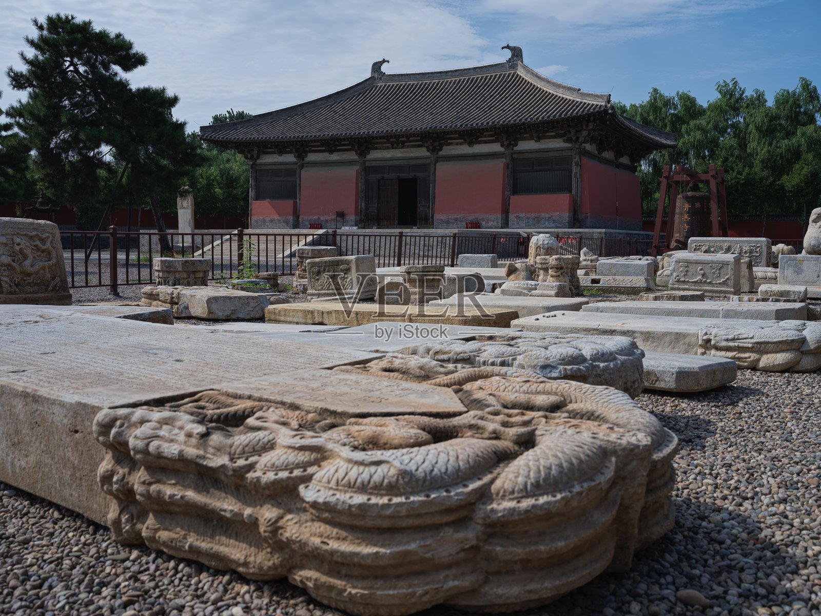 中国河北省保定市高碑店的开山寺照片摄影图片