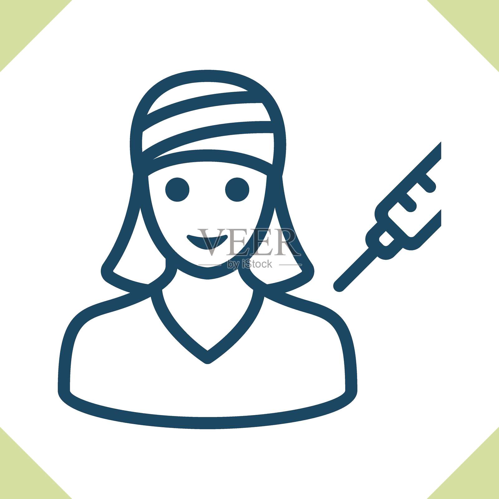 疫苗接种图标插画图片素材