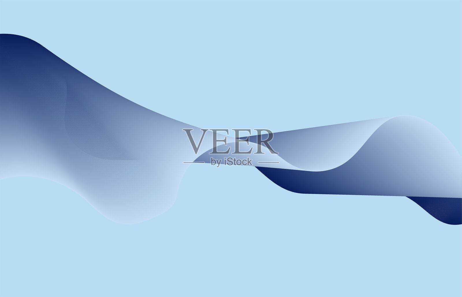 流动性渐变波浪带数据流概念背景插画图片素材