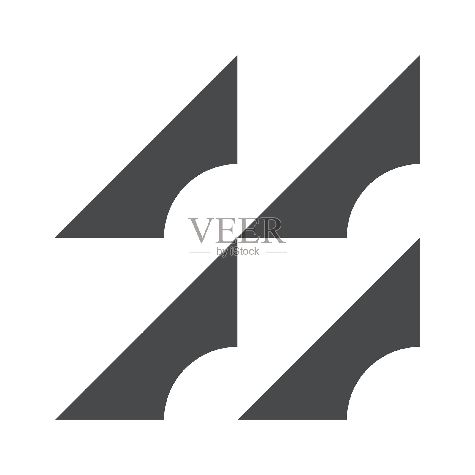 粗犷主义基本几何图案设计插画图片素材