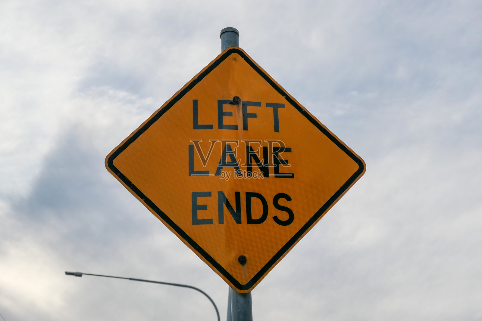 左巷尽头标志照片摄影图片