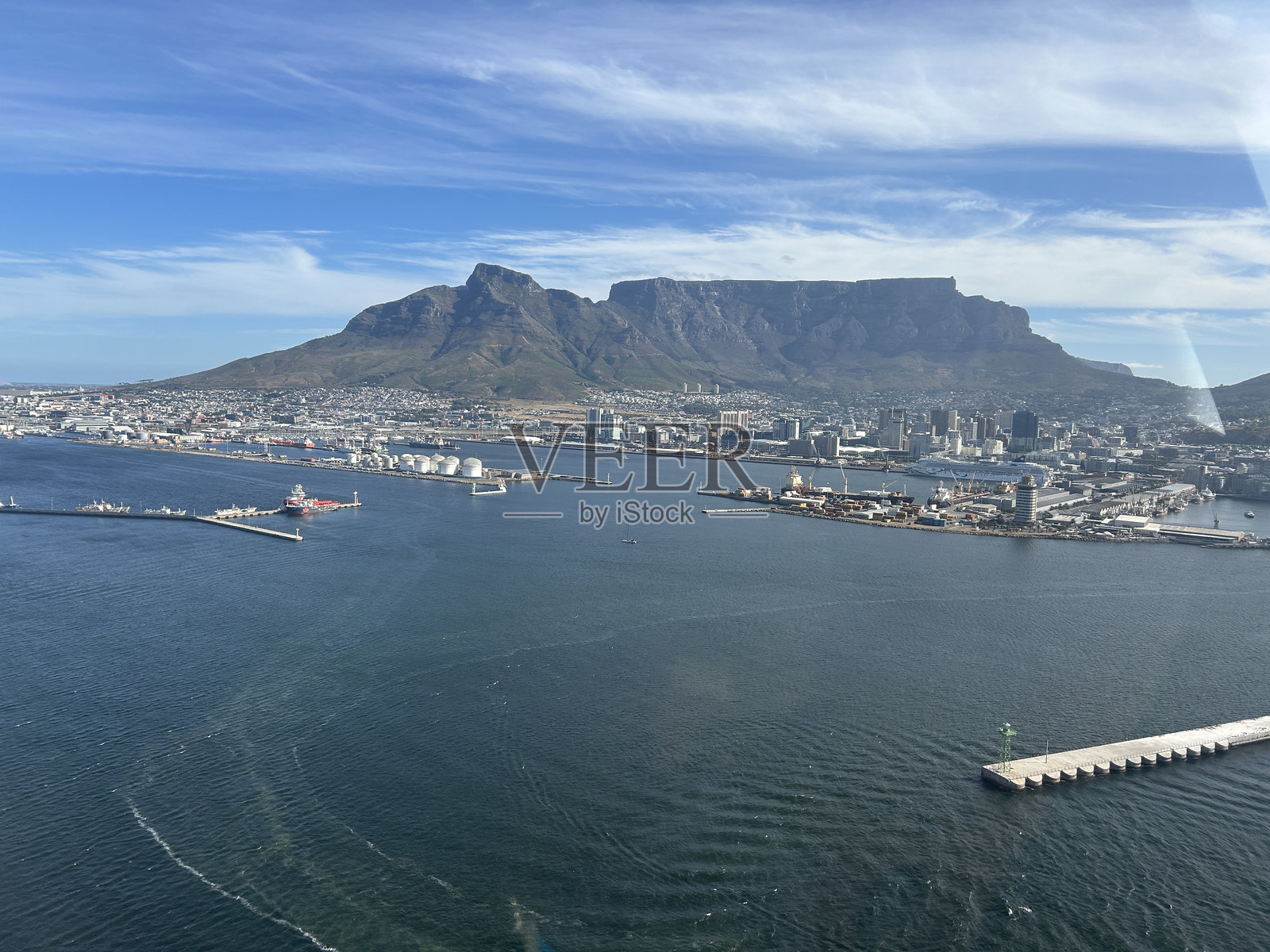 进近开普敦直升机场照片摄影图片