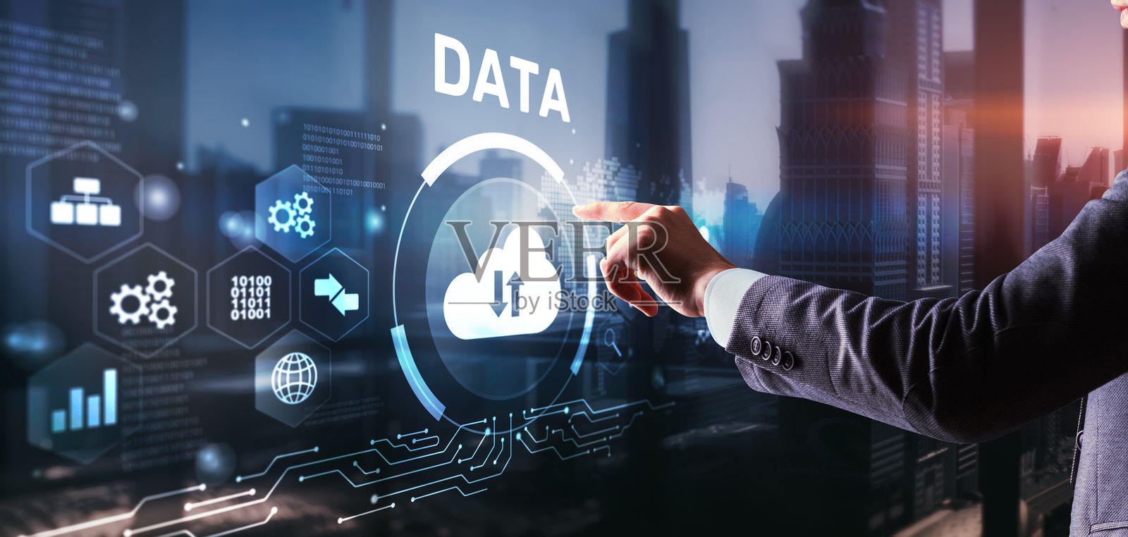 云计算、数据存储与安全2025概念照片摄影图片