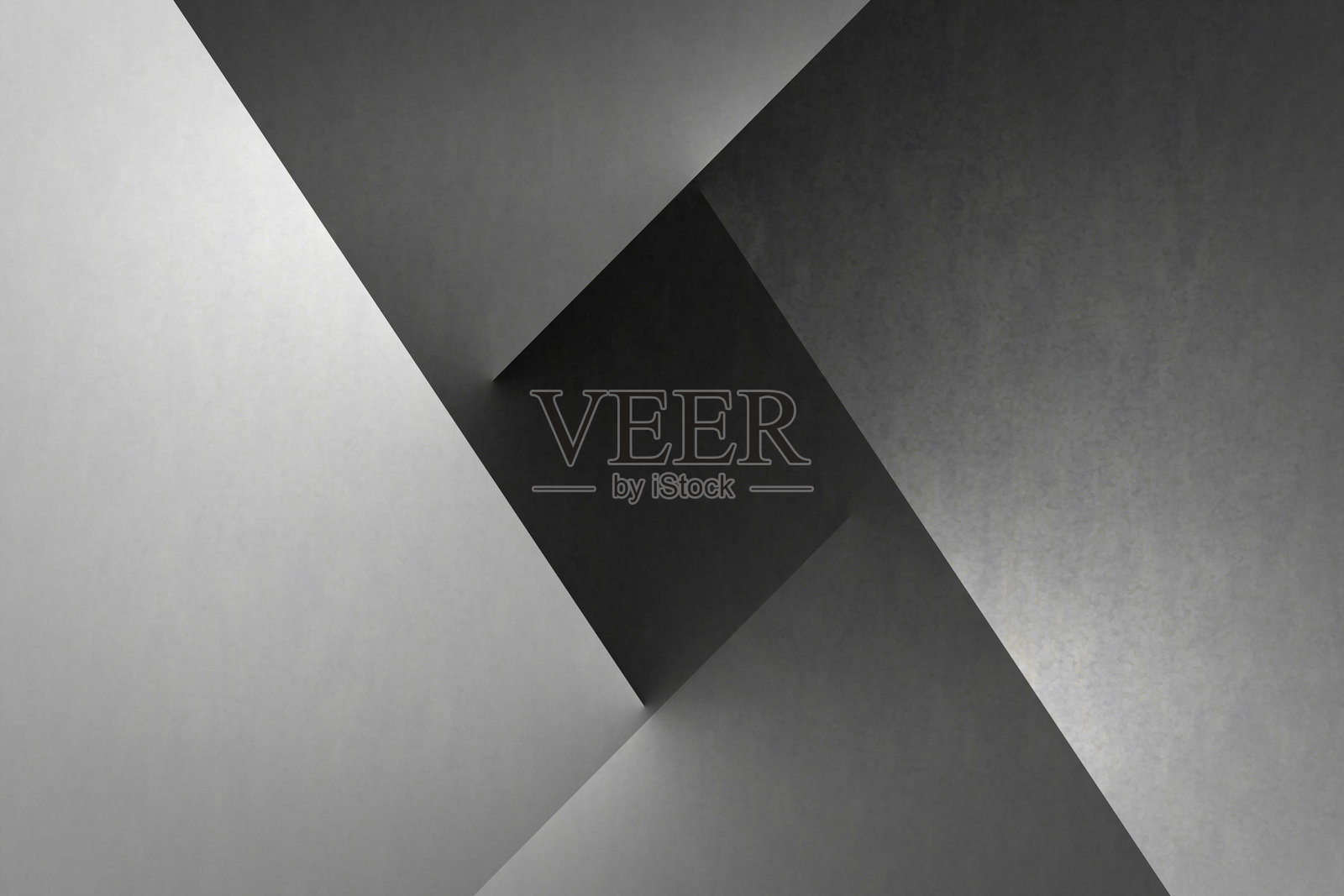 银灰色渐变抽象倾斜线条背景。插画图片素材