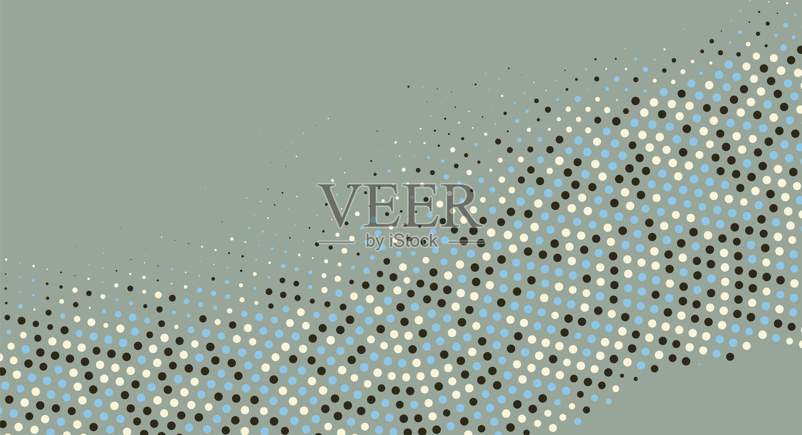 时尚的半色调彩色点辐射纹理设计背景插画图片素材