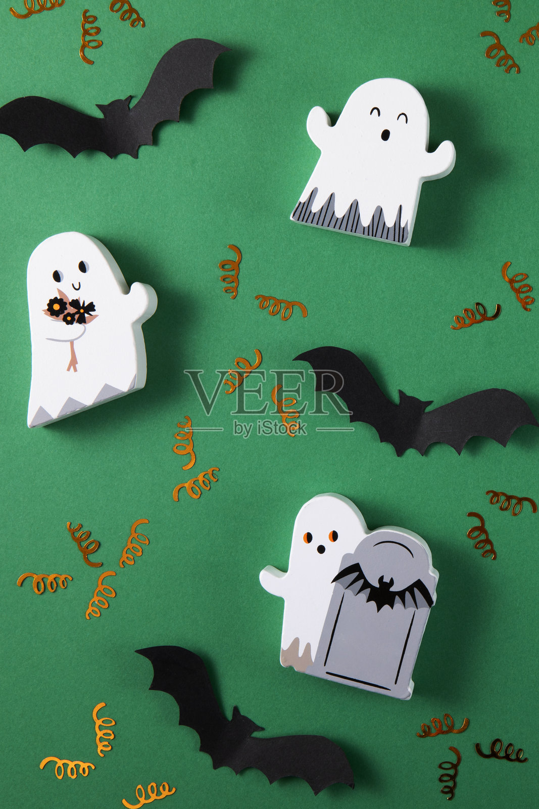 万圣节装饰背景照片摄影图片