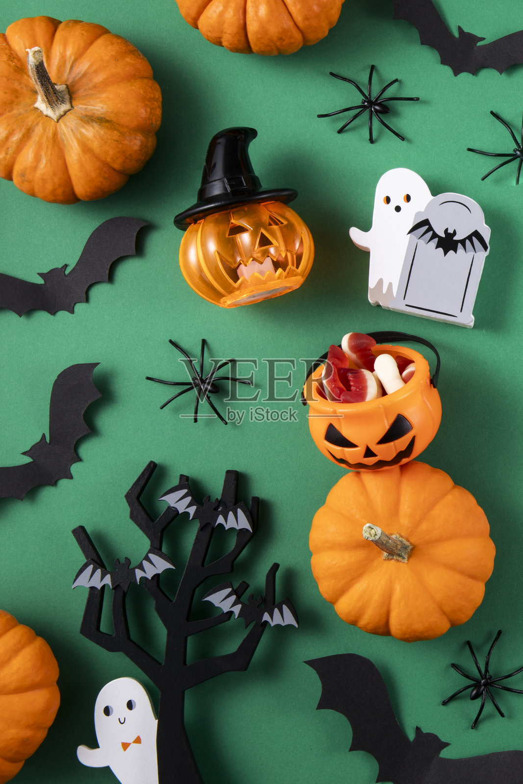 万圣节装饰背景照片摄影图片