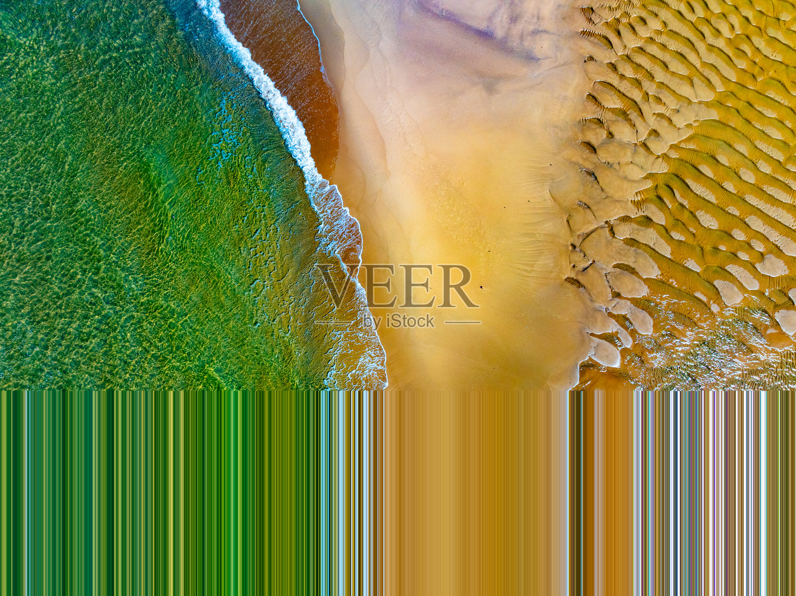 海面沙滩的俯视背景照片摄影图片