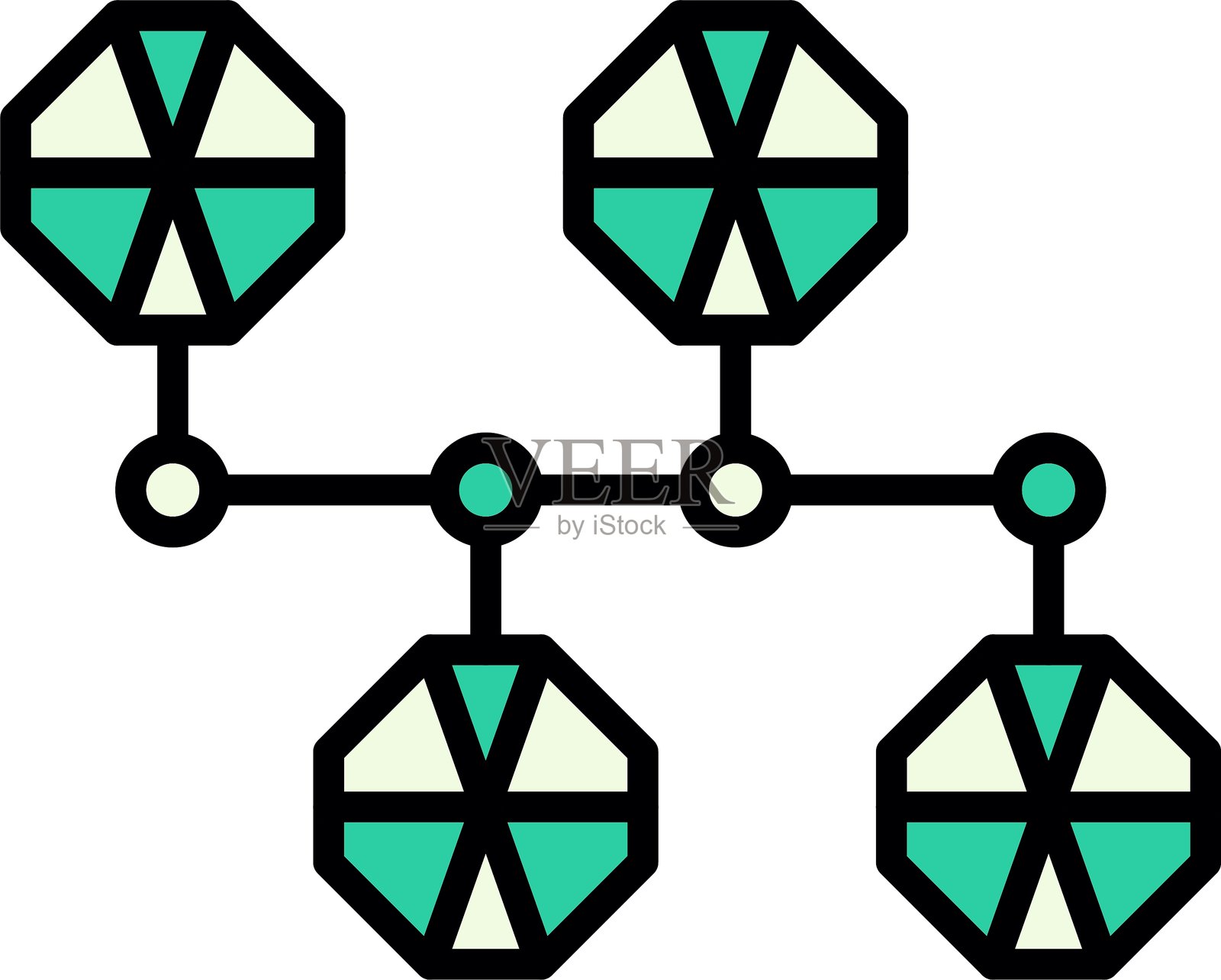 新图标设计创意时间线插画图片素材