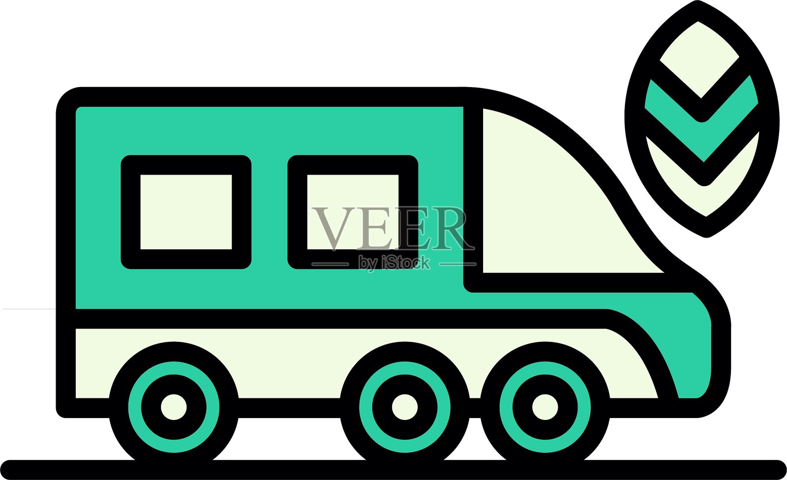 交通新图标设计创意插画图片素材