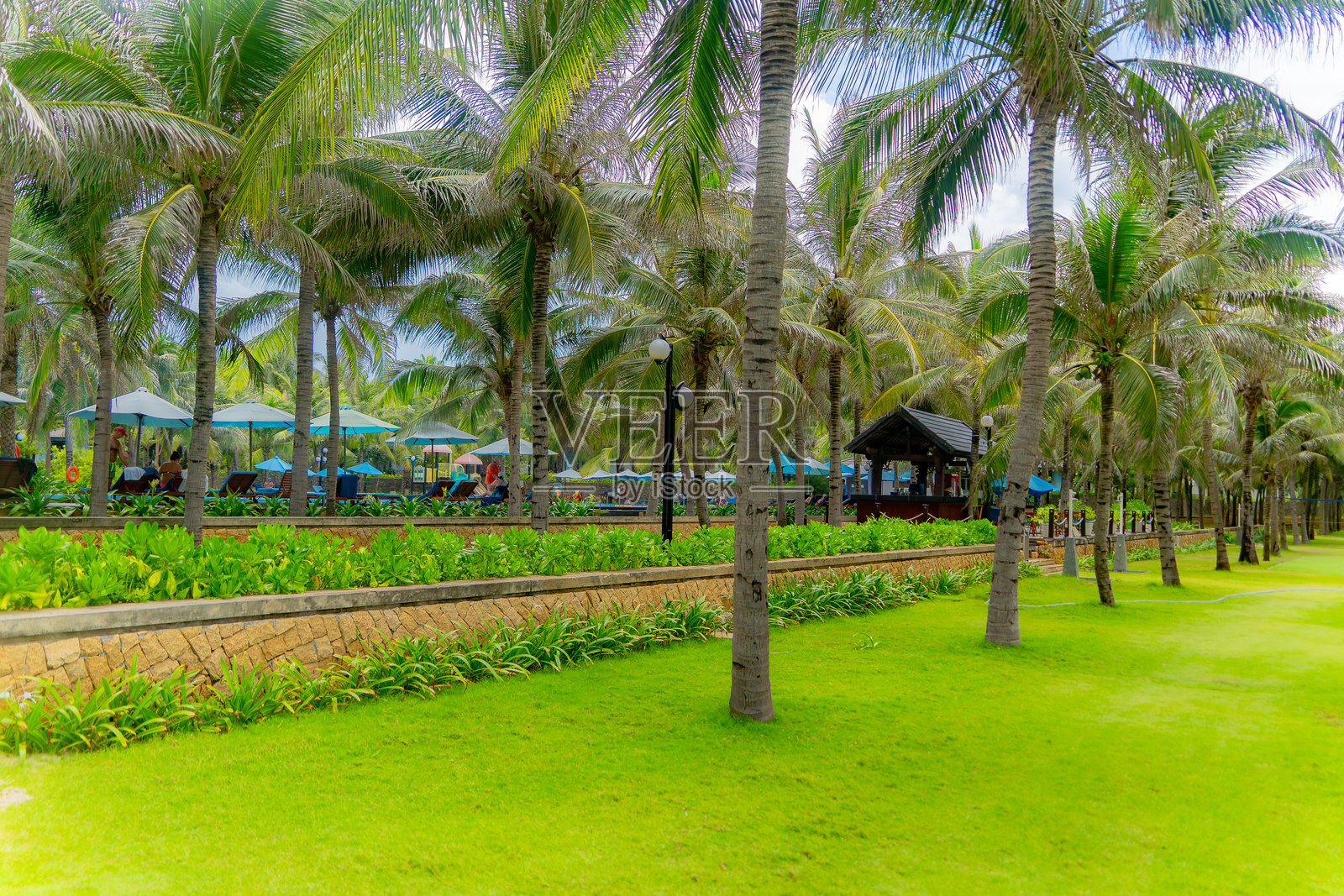 酒店的领地。照片摄影图片