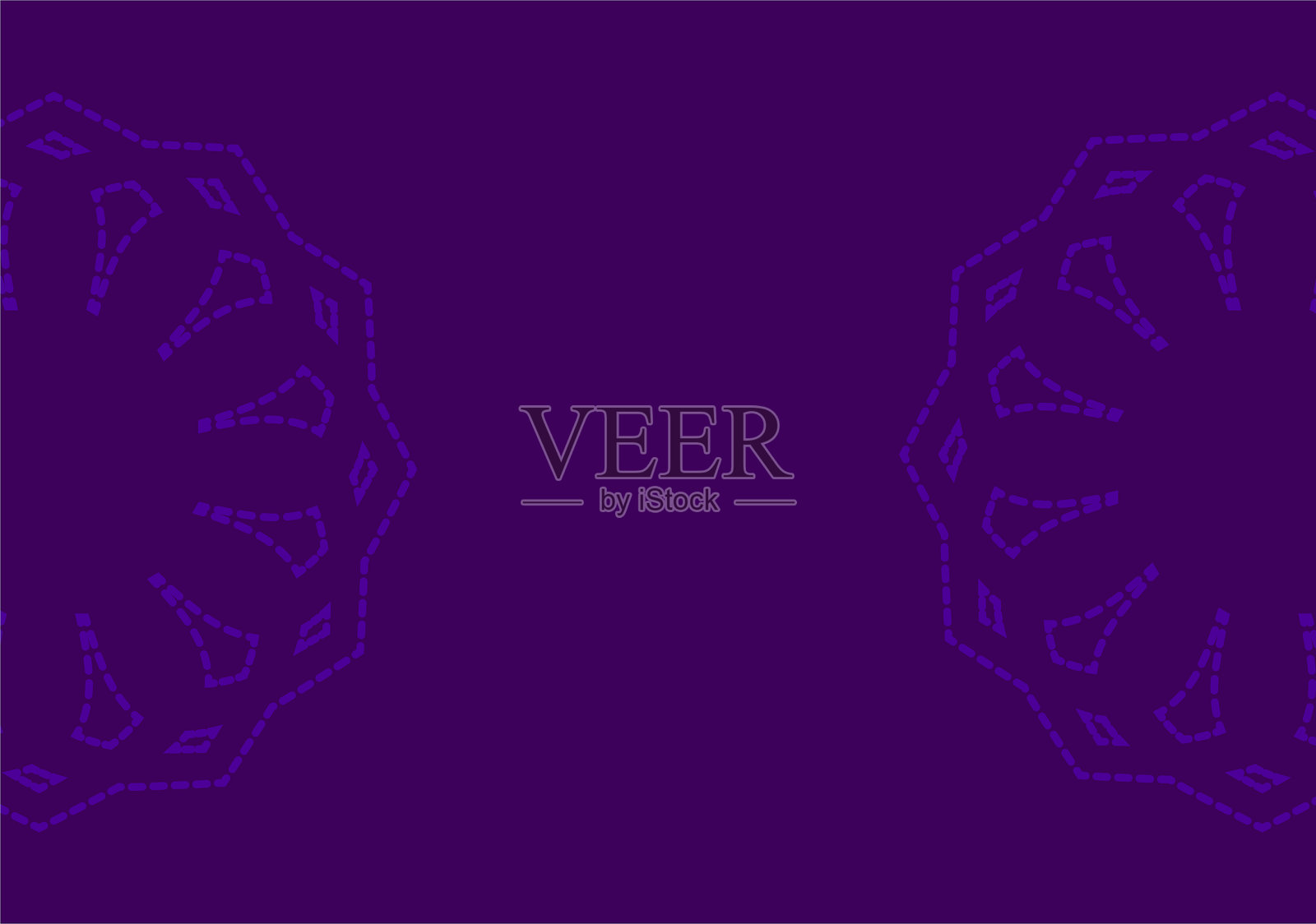 抽象的深蓝色背景与圆形。插画图片素材