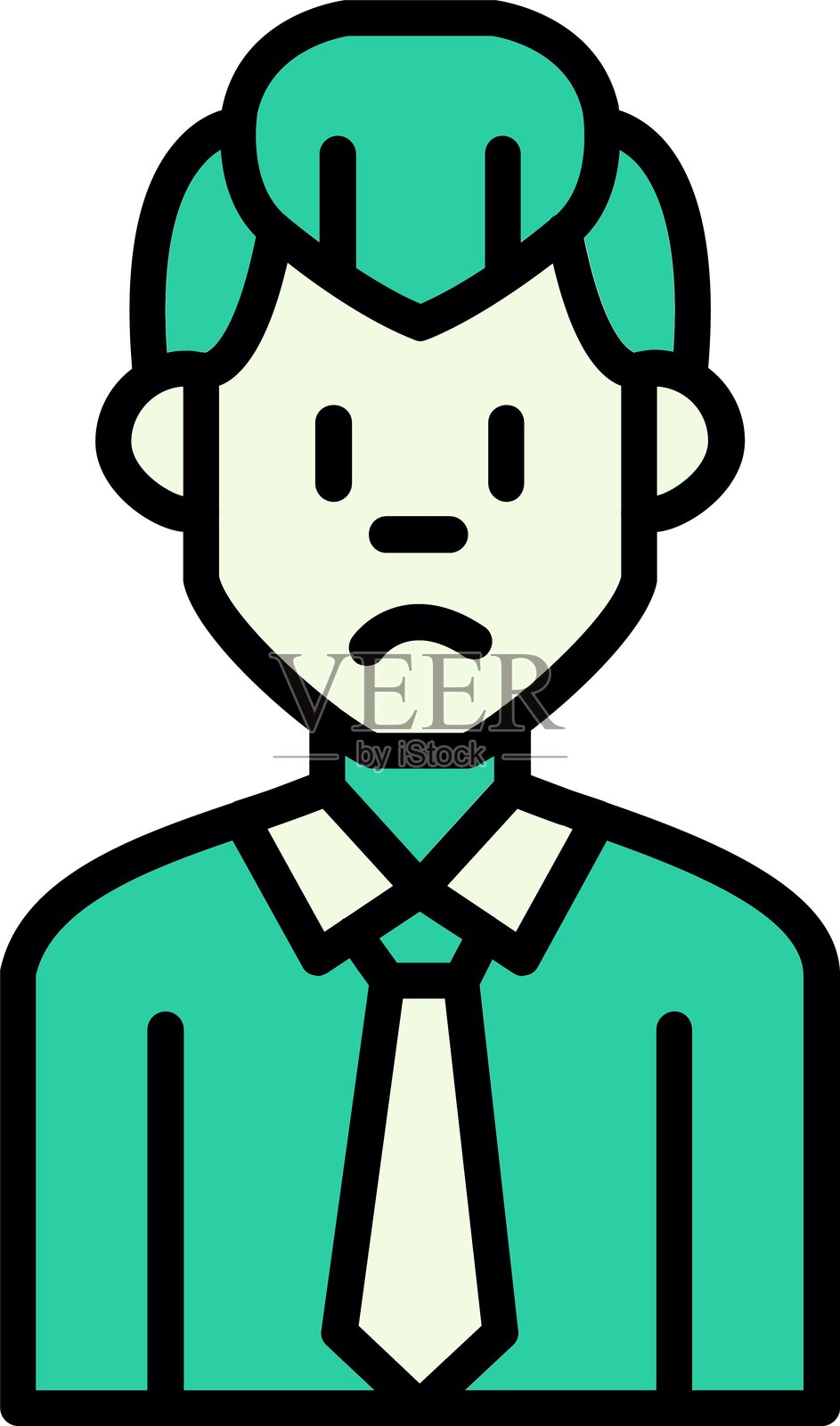 员工新图标设计创意插画图片素材