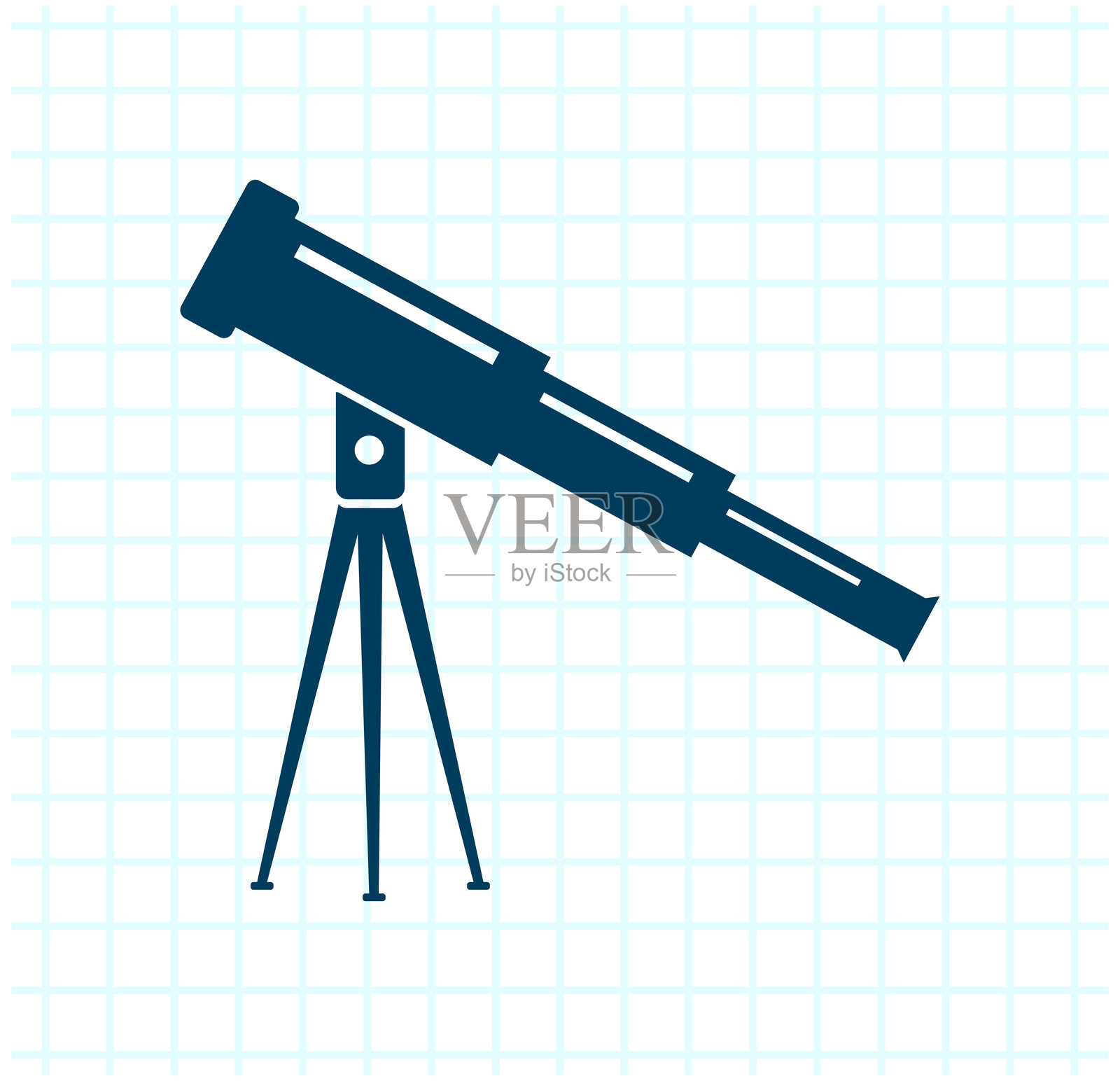 望远镜图标插画图片素材