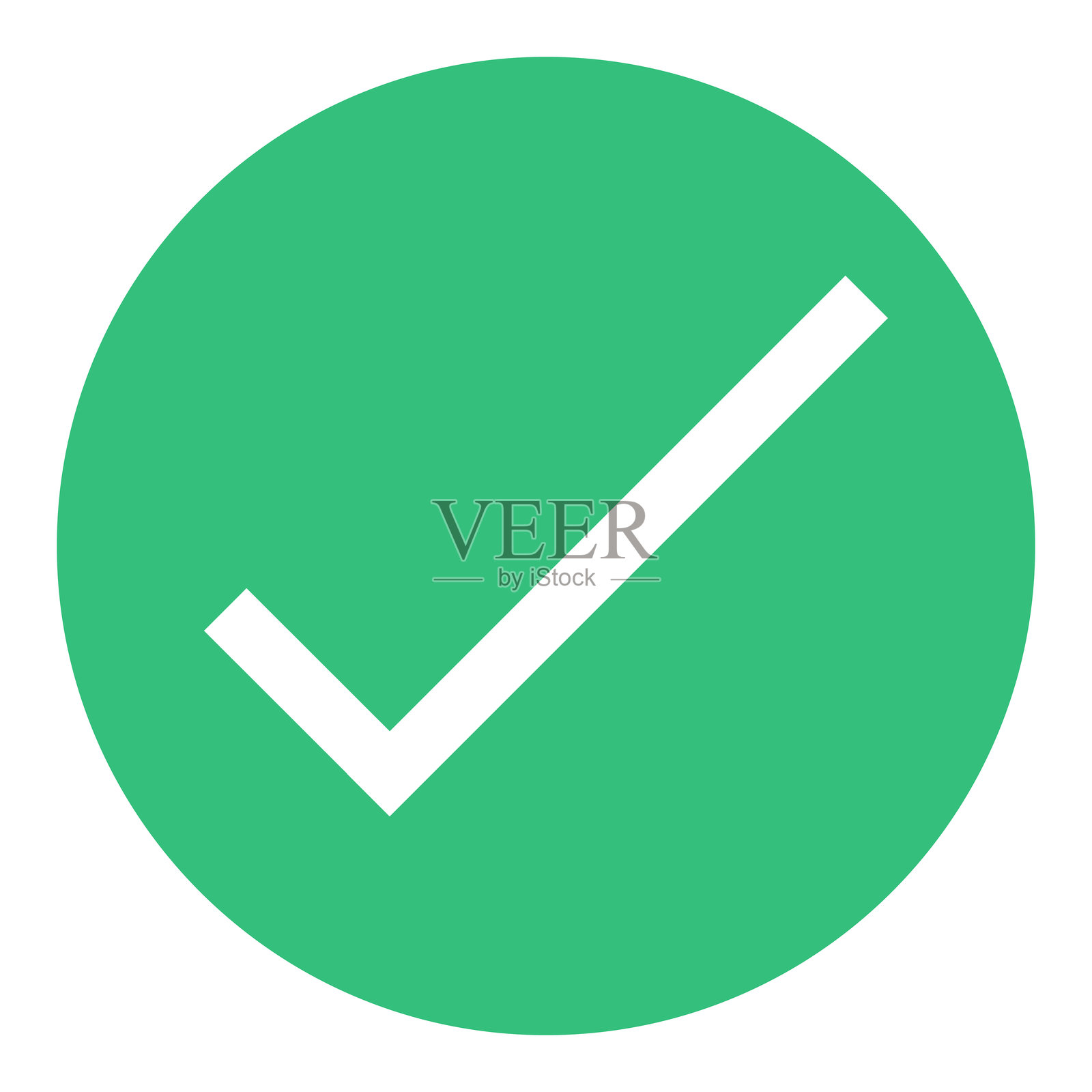 勾选按钮矢量插图插画图片素材