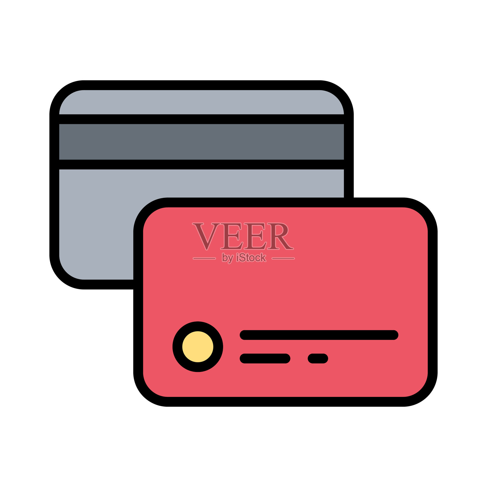 信用卡图标插画图片素材