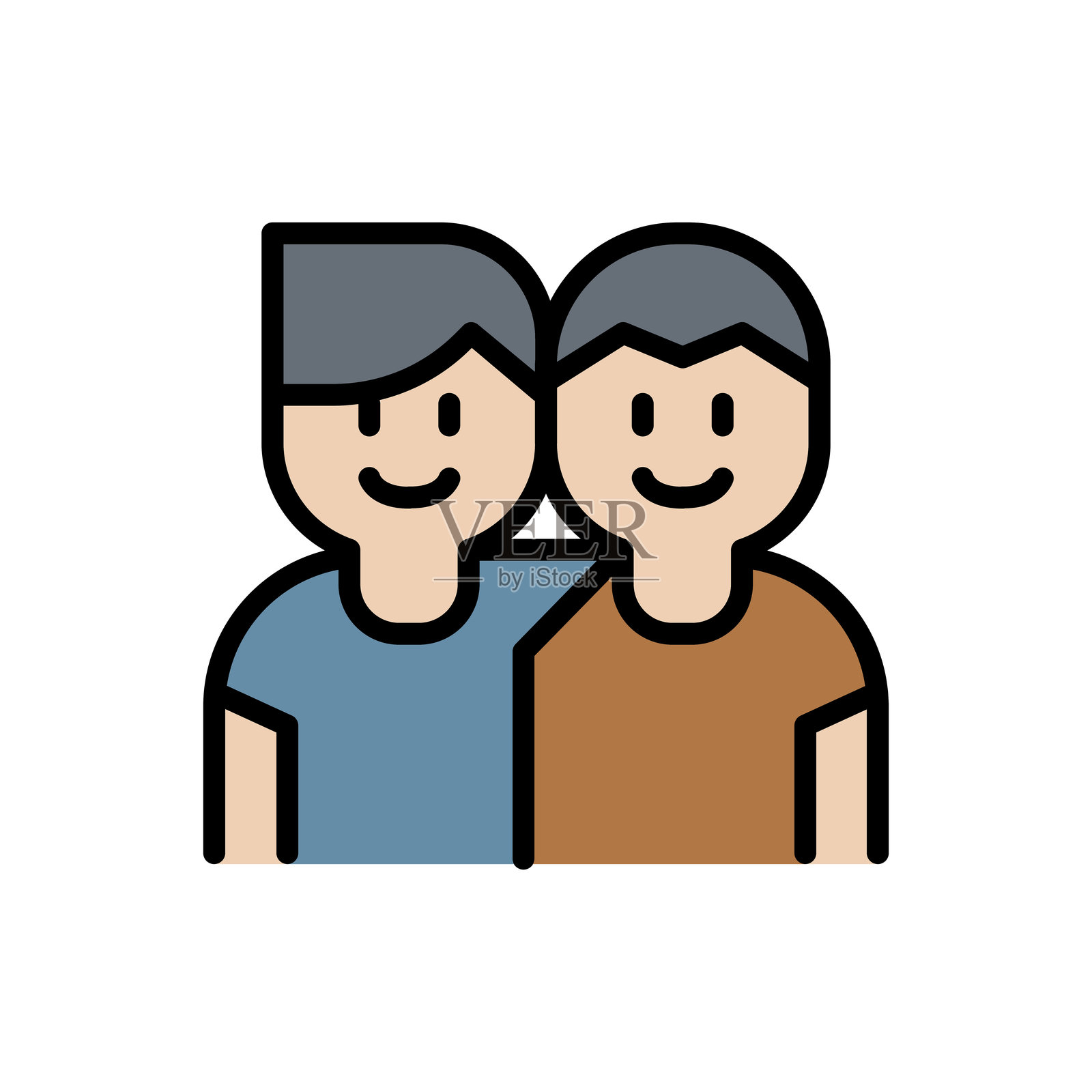 朋友图标插画图片素材