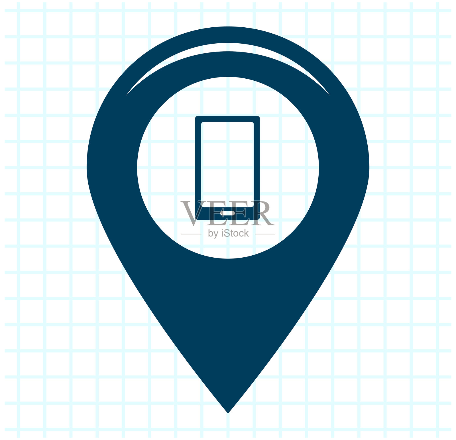 地图指针插画图片素材