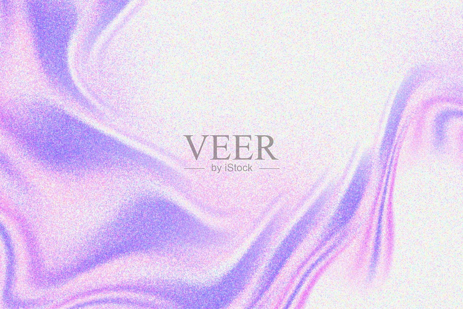 抽象的薰衣草紫色渐变背景,流动的波形带有颗粒纹理,粉色尘埃彩虹噪声设计元素。美学颗粒装饰。插画图片素材