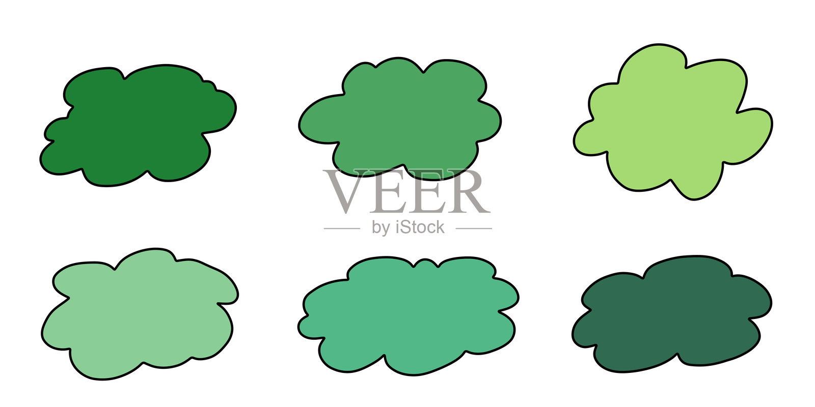手绘对话框空白消息框文本框,适用于横幅、价格标签、贴纸和设计插画图片素材
