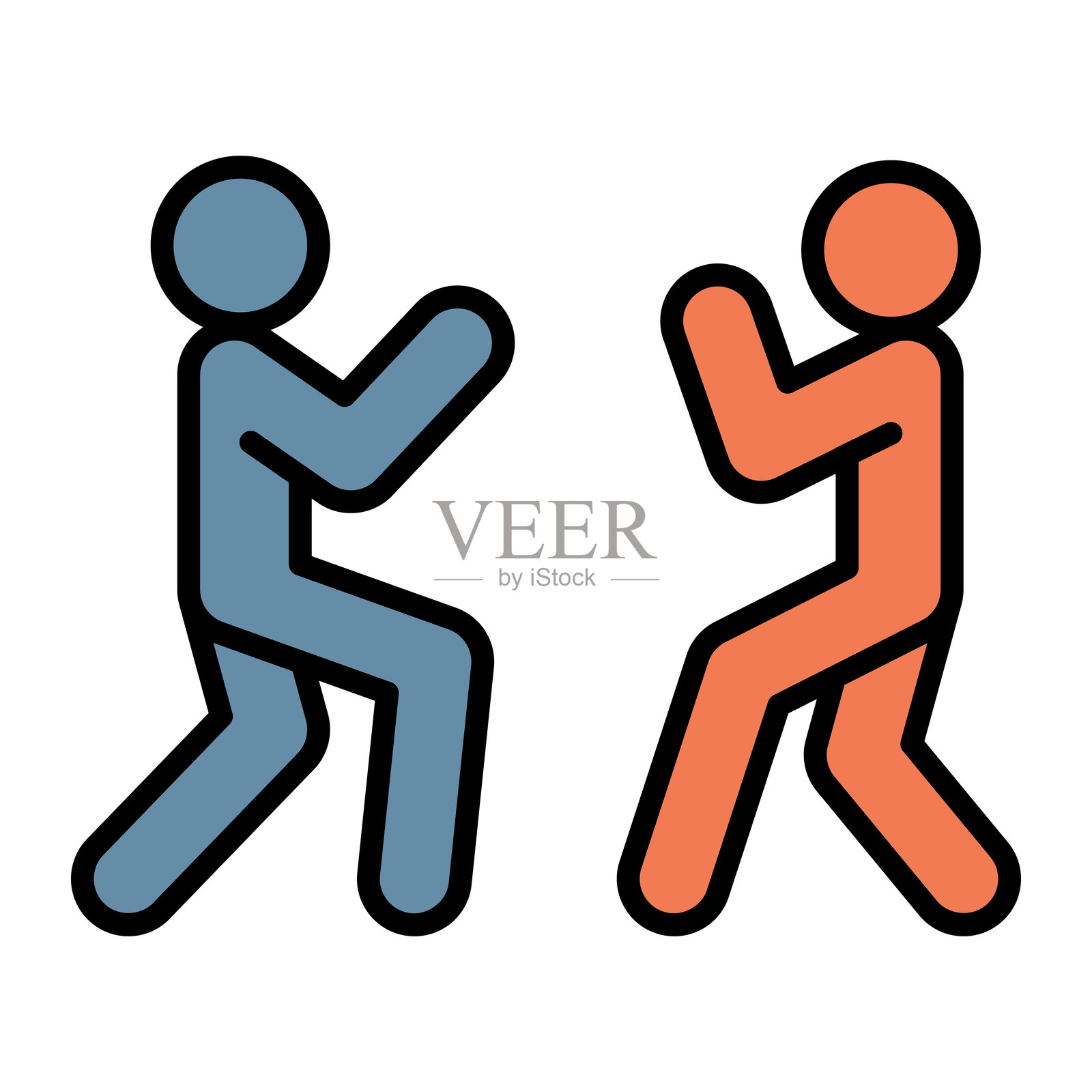 拳击图标插画图片素材