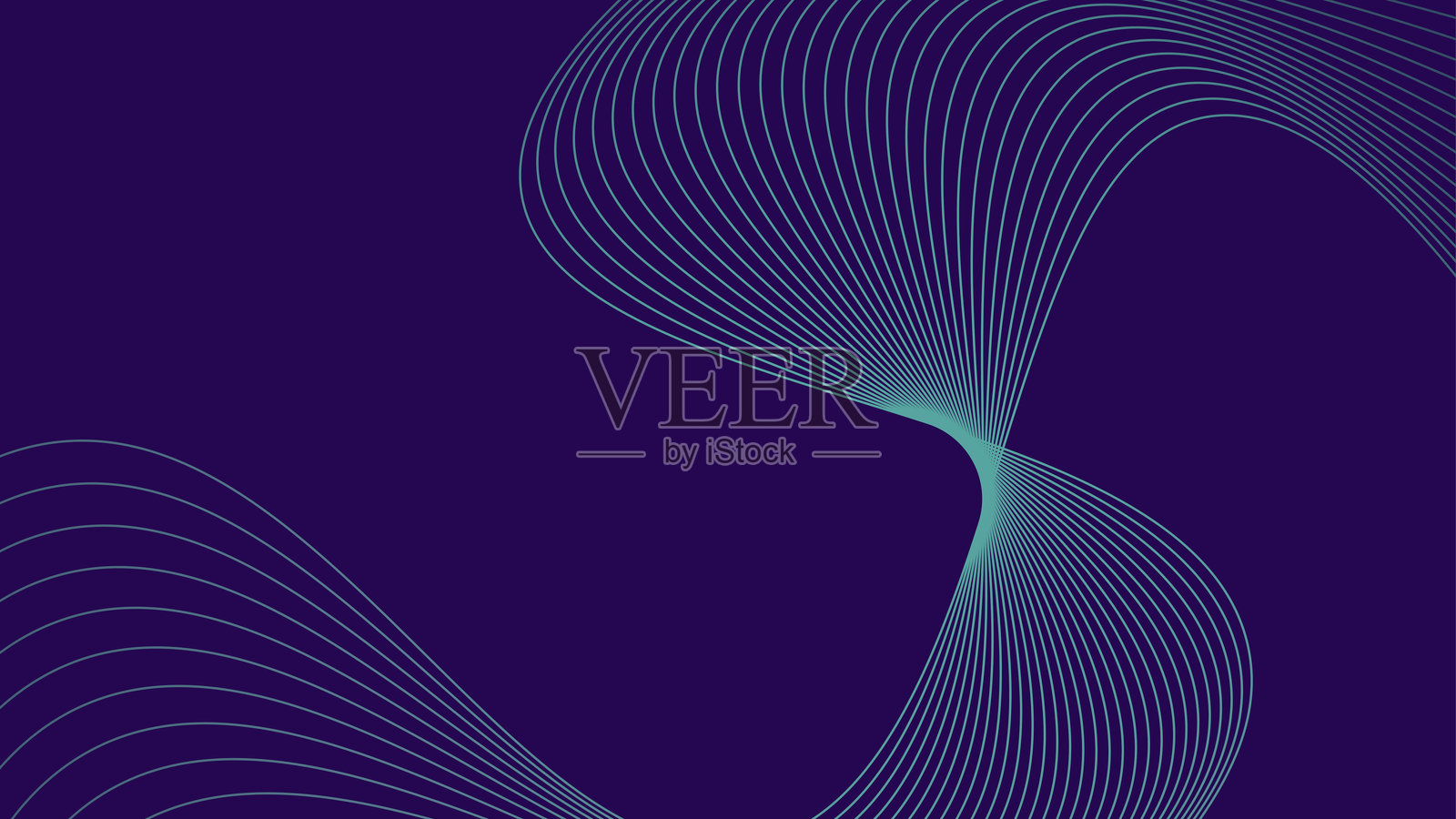 彩色渐变背景,带有波浪线条,适用于设计横幅、海报和宣传册背景插画图片素材