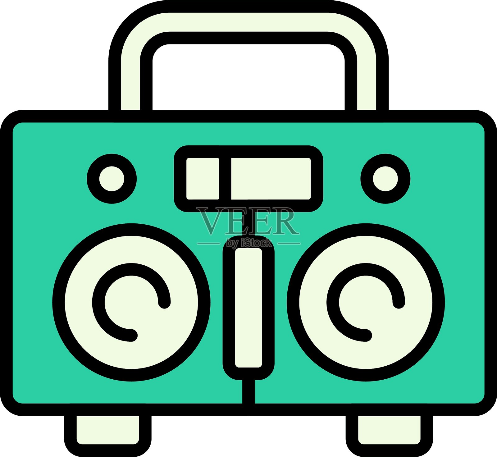 Boombox 新图标设计创意插画图片素材