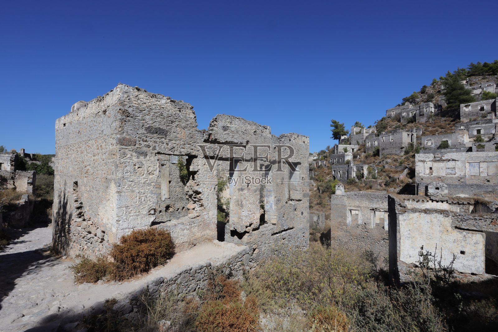 寂静的回响:卡亚柯伊时光凝固之地照片摄影图片