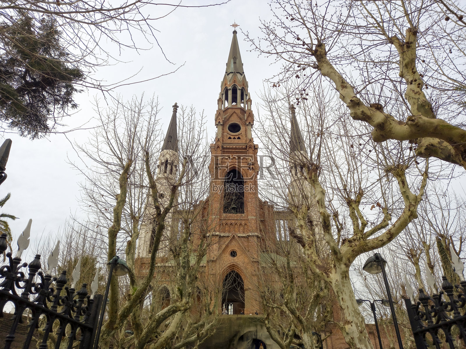 圣米迦勒总天使教区教堂,1867年,阿根廷蒙特殖民风格照片摄影图片