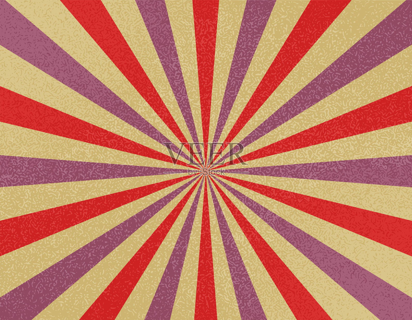 复古太阳光芒背景插画图片素材