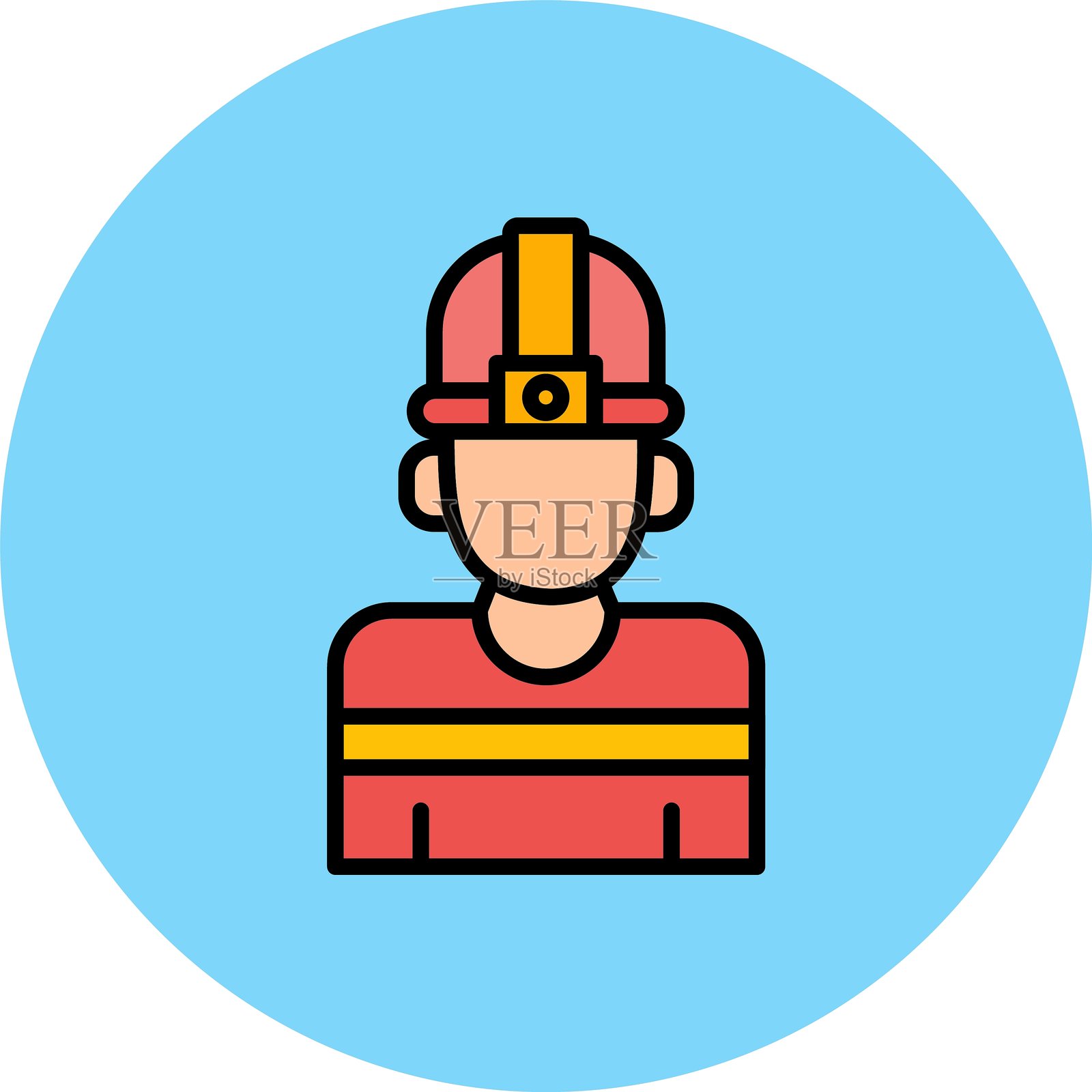 救援人员新图标设计创意插画图片素材