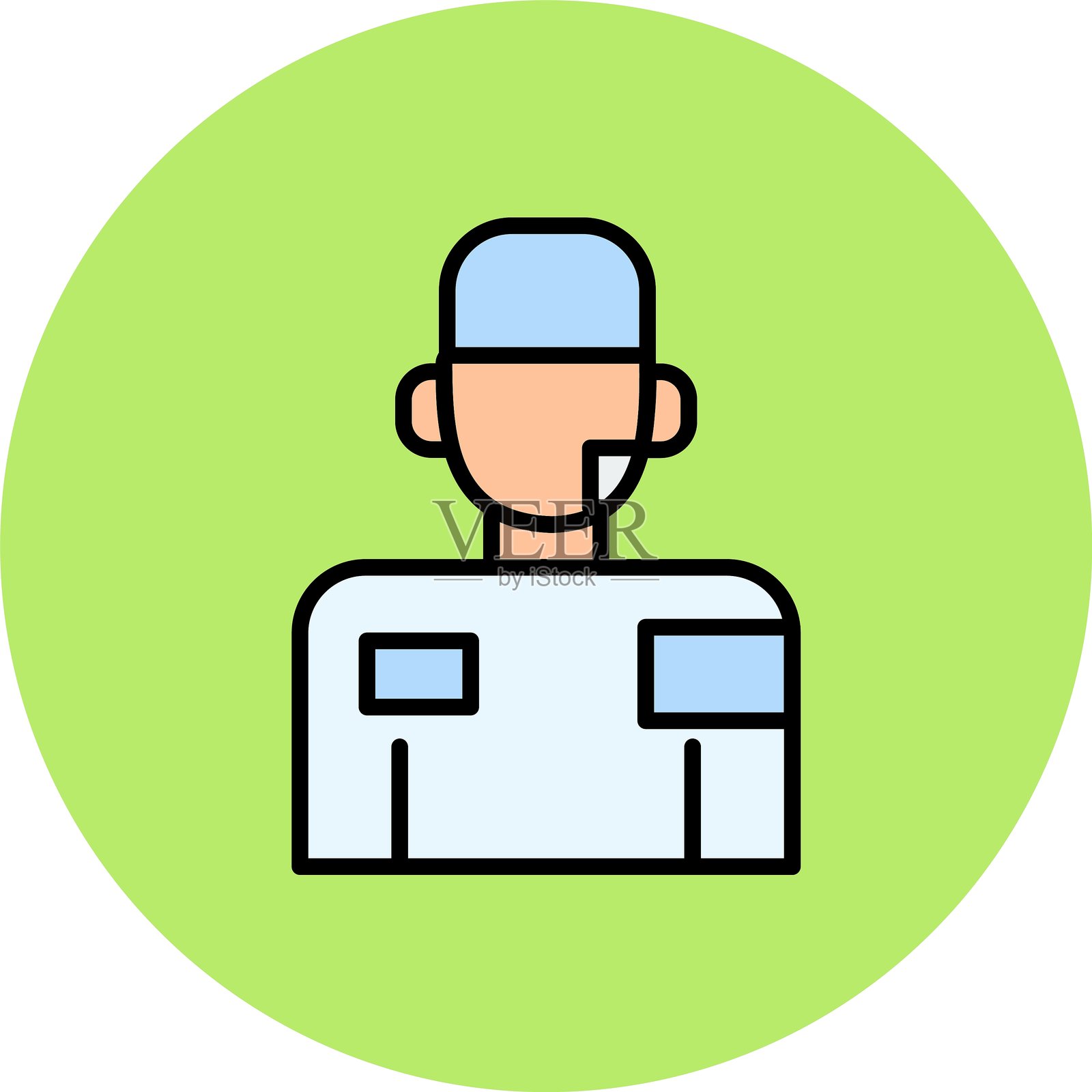 幸存者新图标设计创意插画图片素材