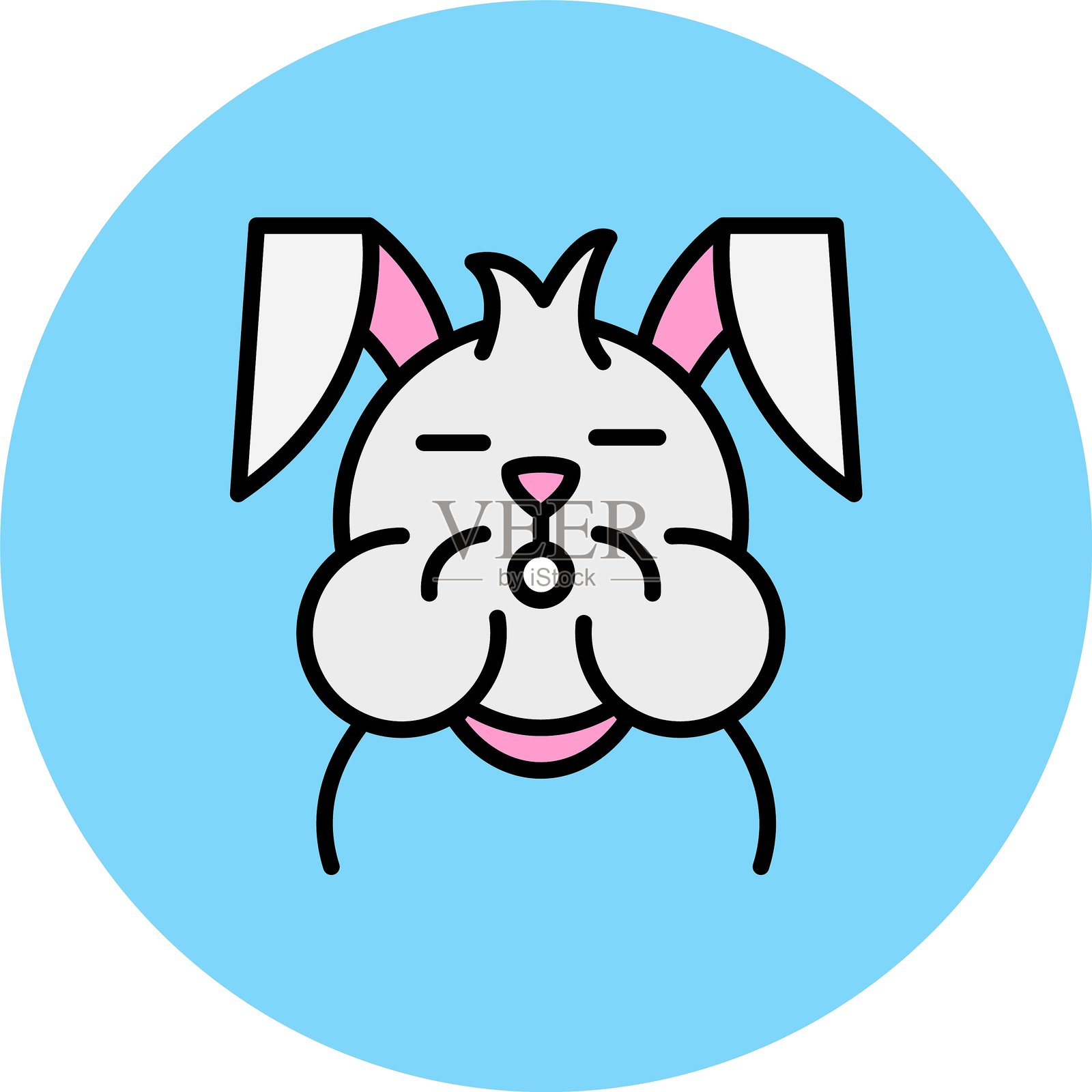 震惊的猿猴新图标设计创意插画图片素材