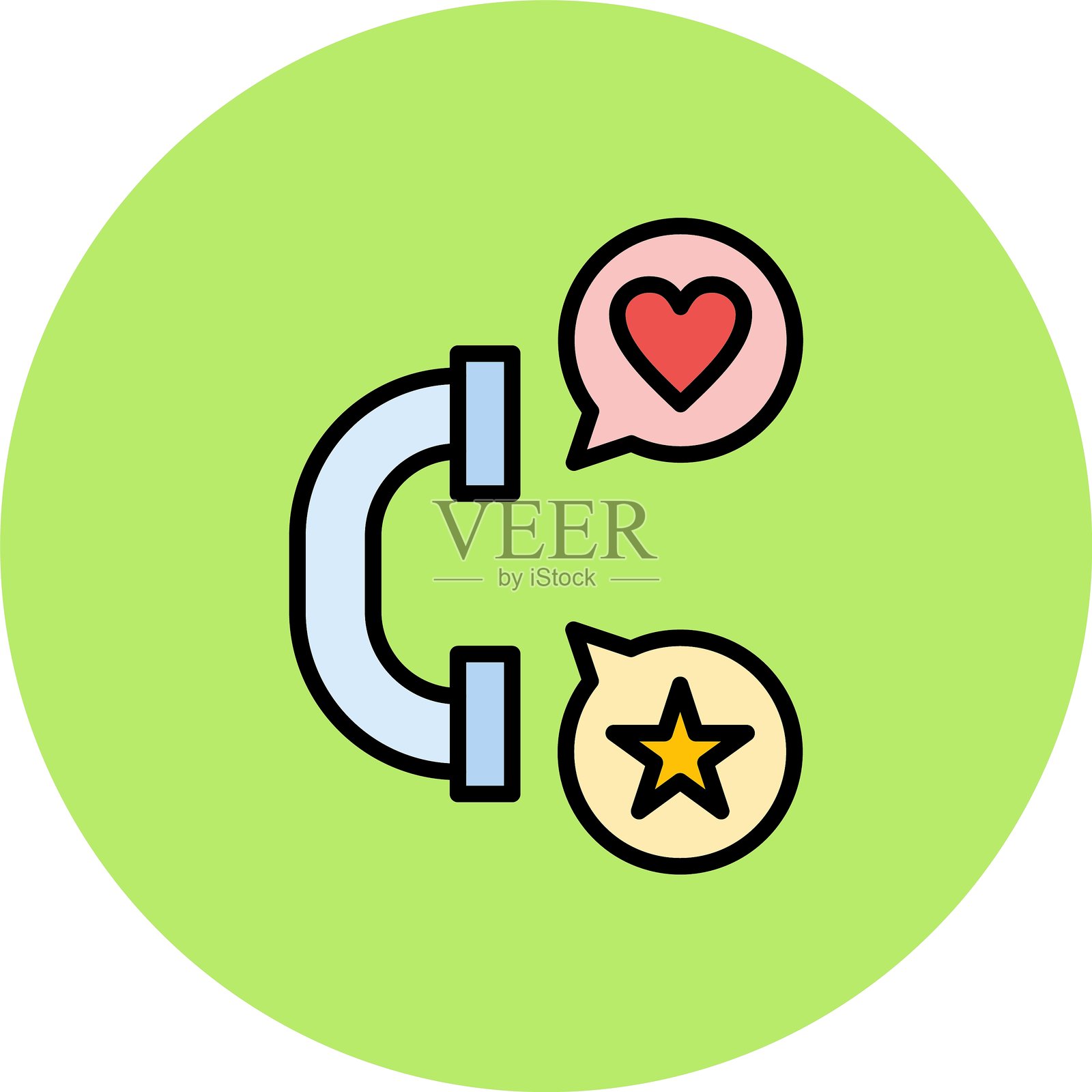 提供新图标设计的创意插画图片素材