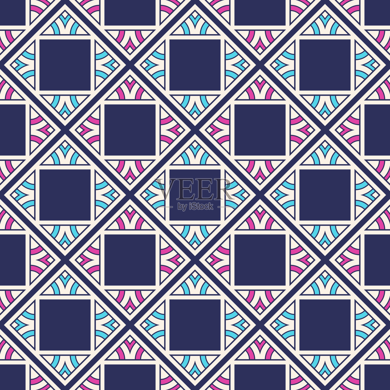 装饰性瓷砖图案_3575插画图片素材