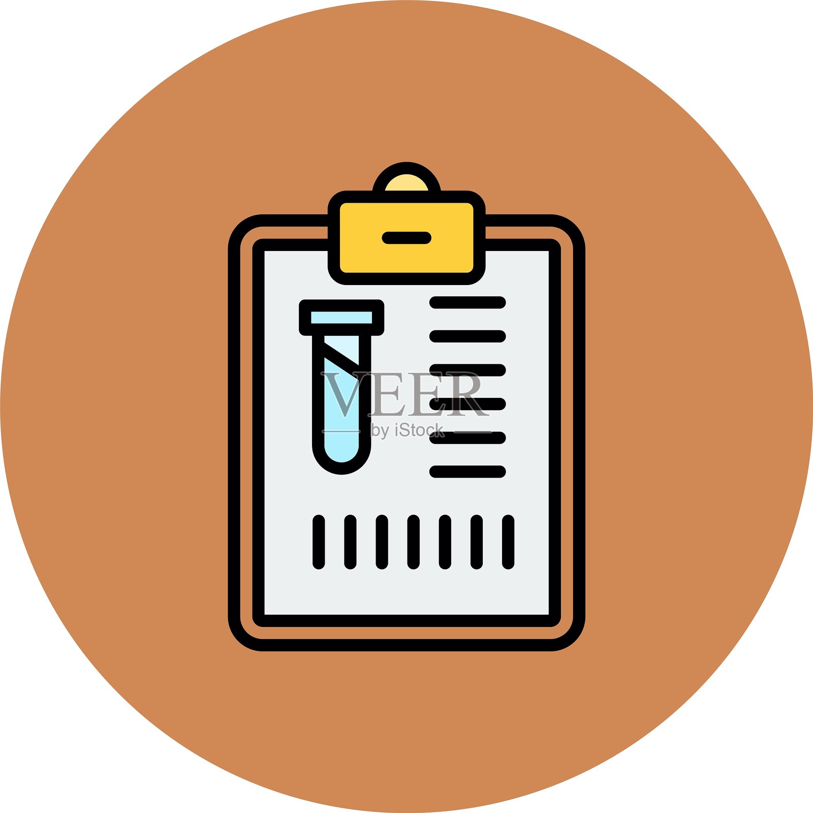 剪贴板新图标设计创意插画图片素材