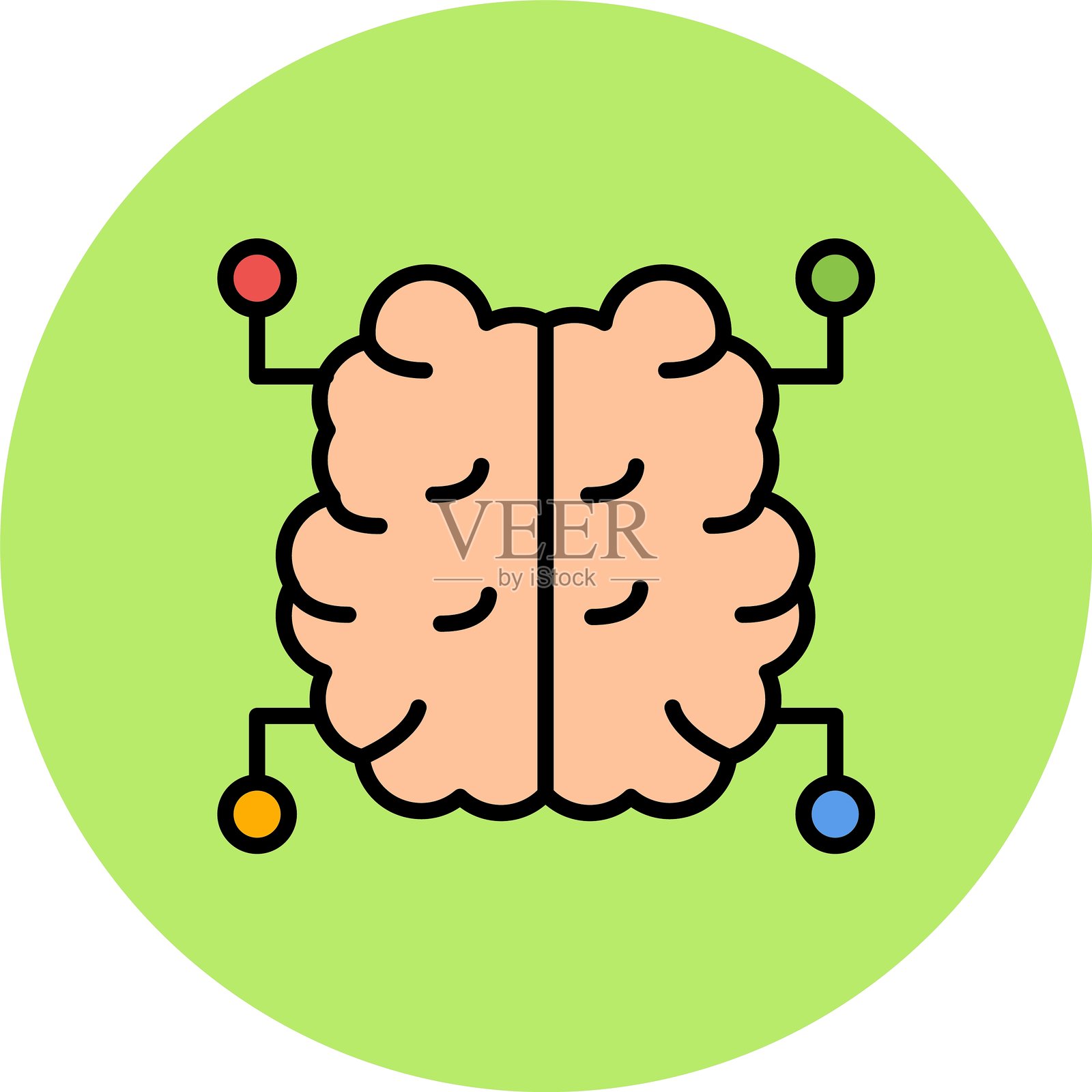 Mind Network 新图标设计创意插画图片素材