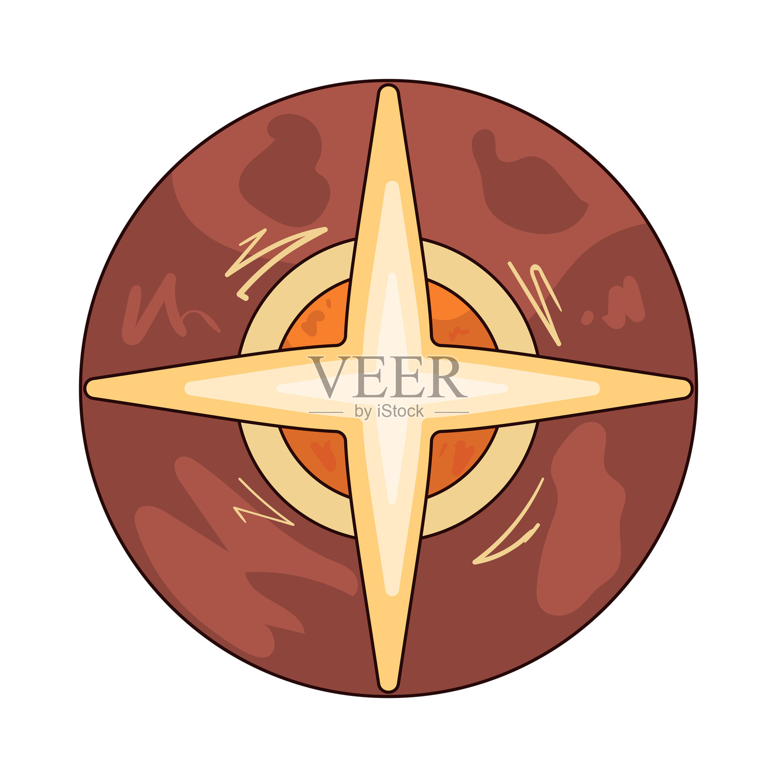 星星插画图片素材