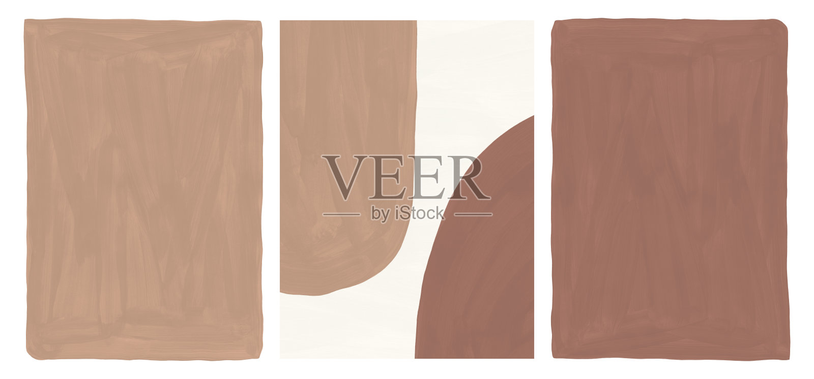 抽象有机形状背景集插画图片素材