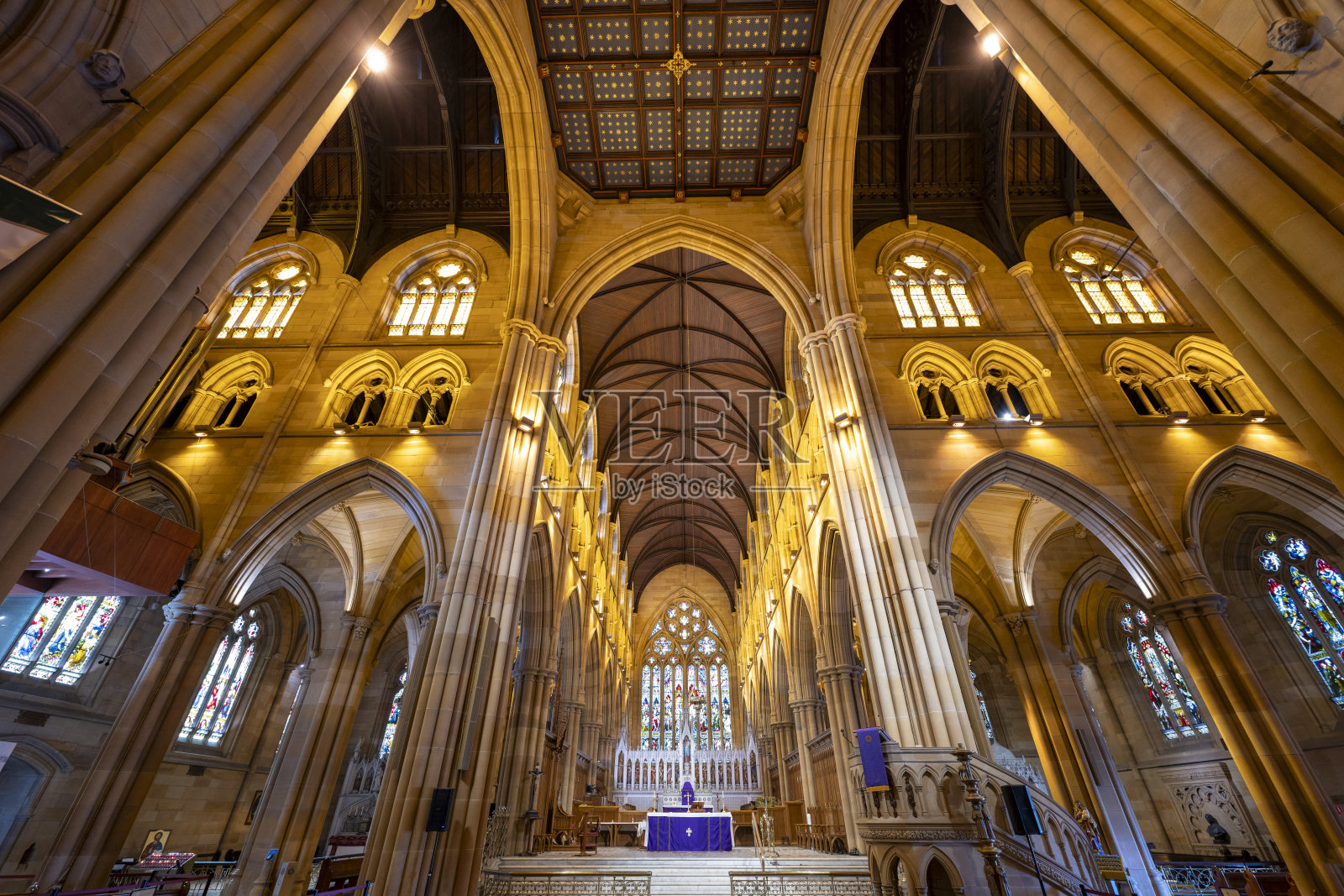 澳大利亚悉尼圣玛丽大教堂照片摄影图片