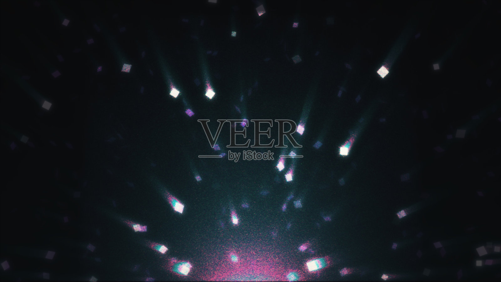 黑色颗粒背景上的彩纸屑。多彩的闪光彩纸屑背景。照片摄影图片