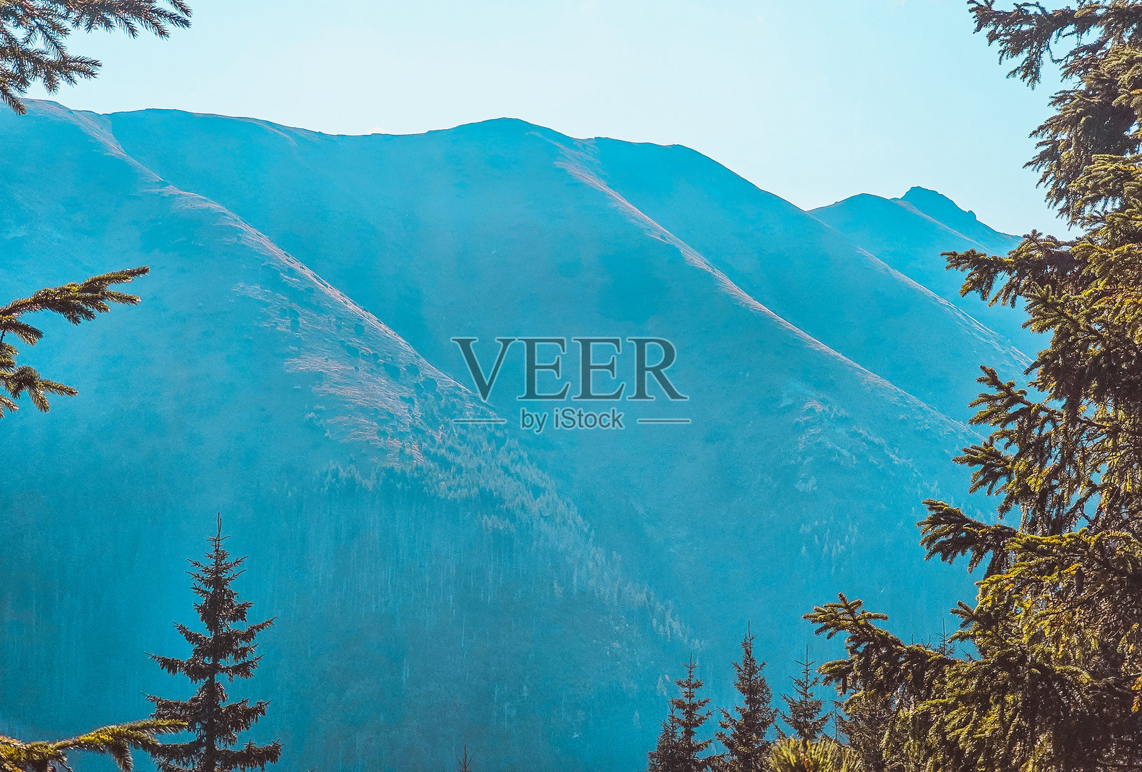 波兰西部塔特拉山脉的斯塔罗罗博齐安斯基维尔赫山照片摄影图片