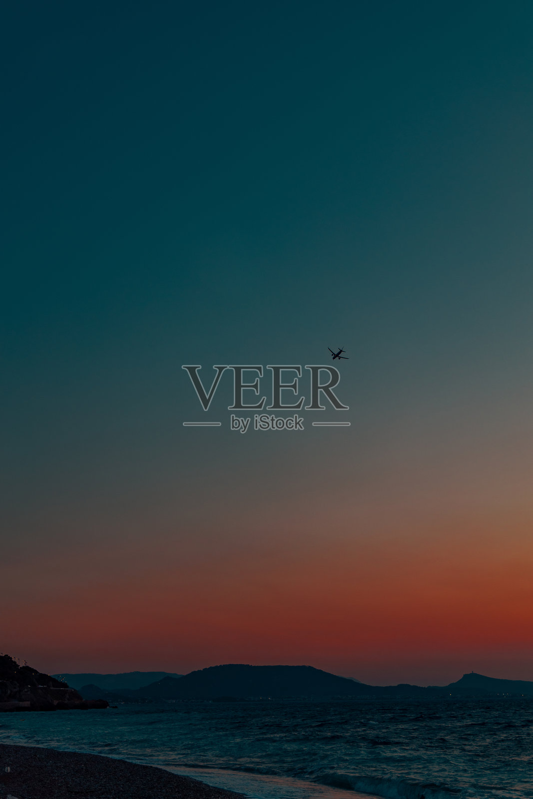 地中海日落照片摄影图片