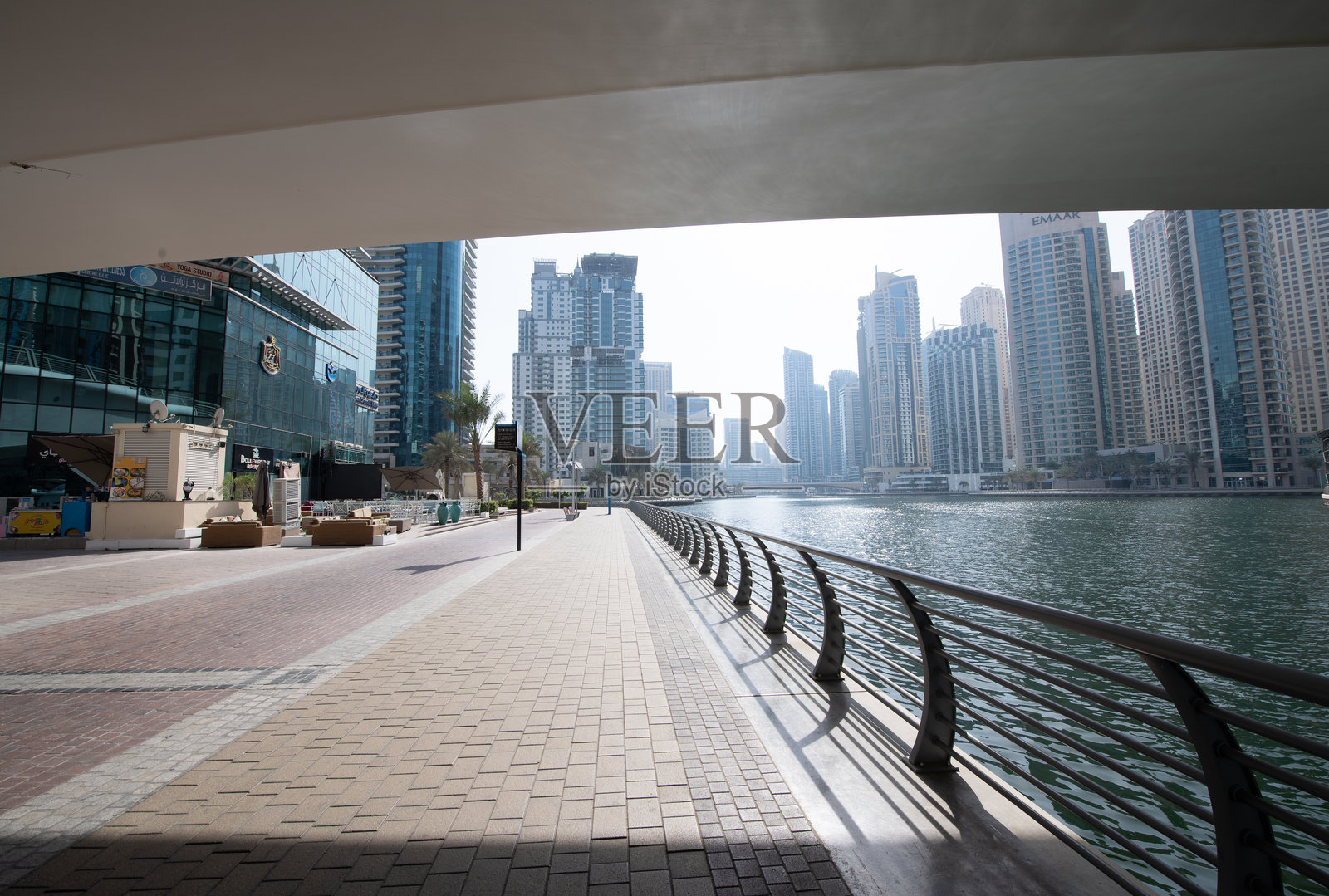 迪拜码头漫步大道照片摄影图片