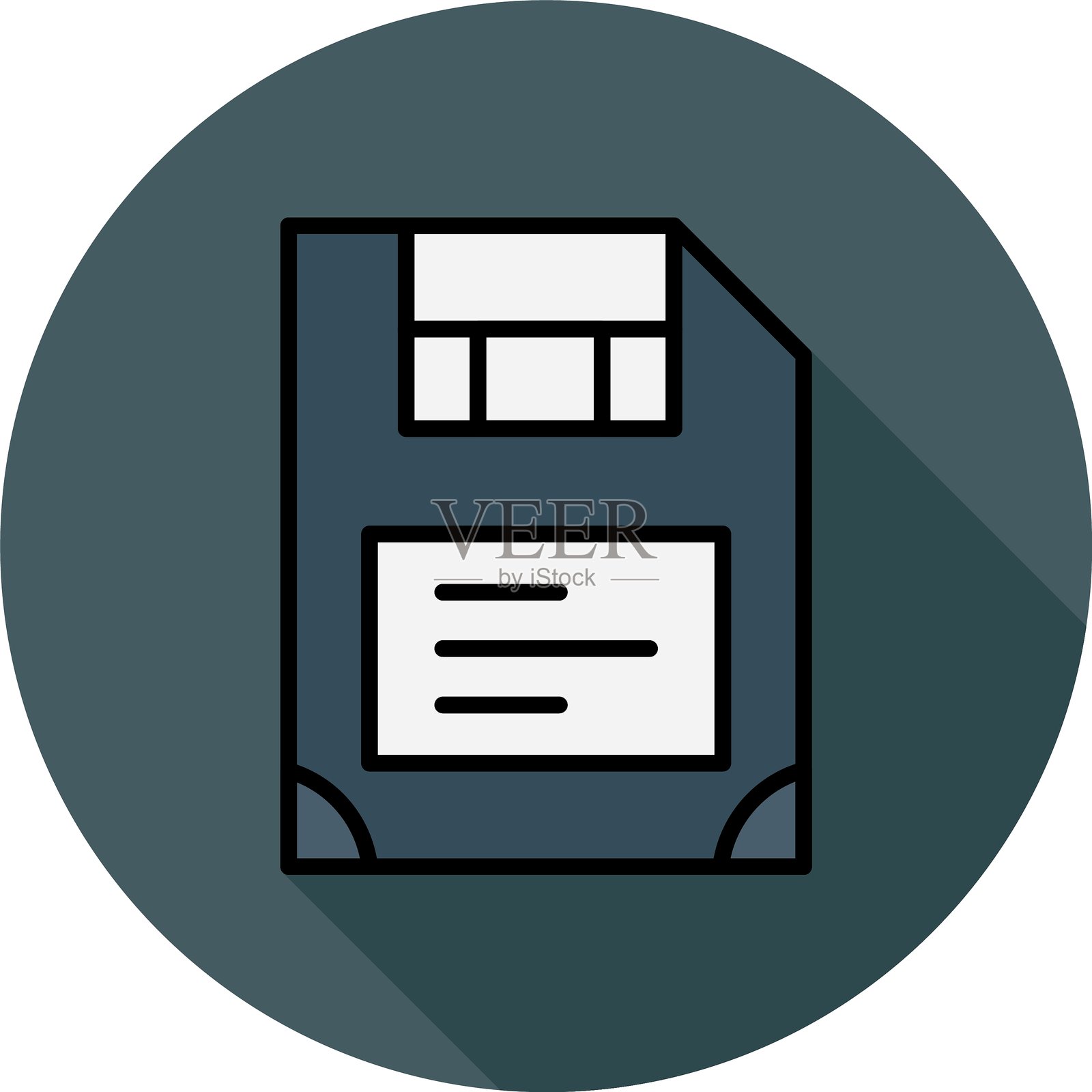 软盘新图标设计创意插画图片素材