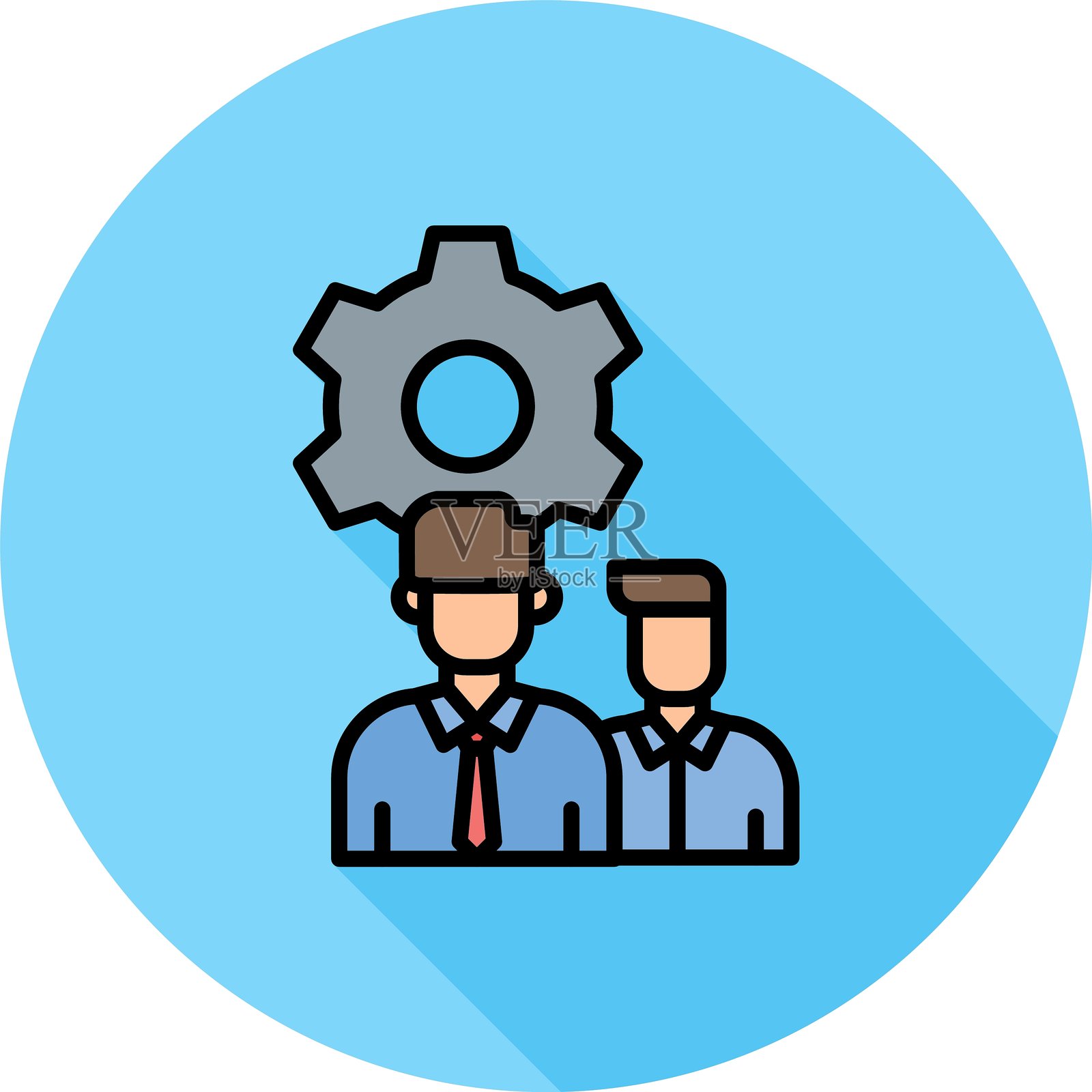 团队新图标设计创意插画图片素材