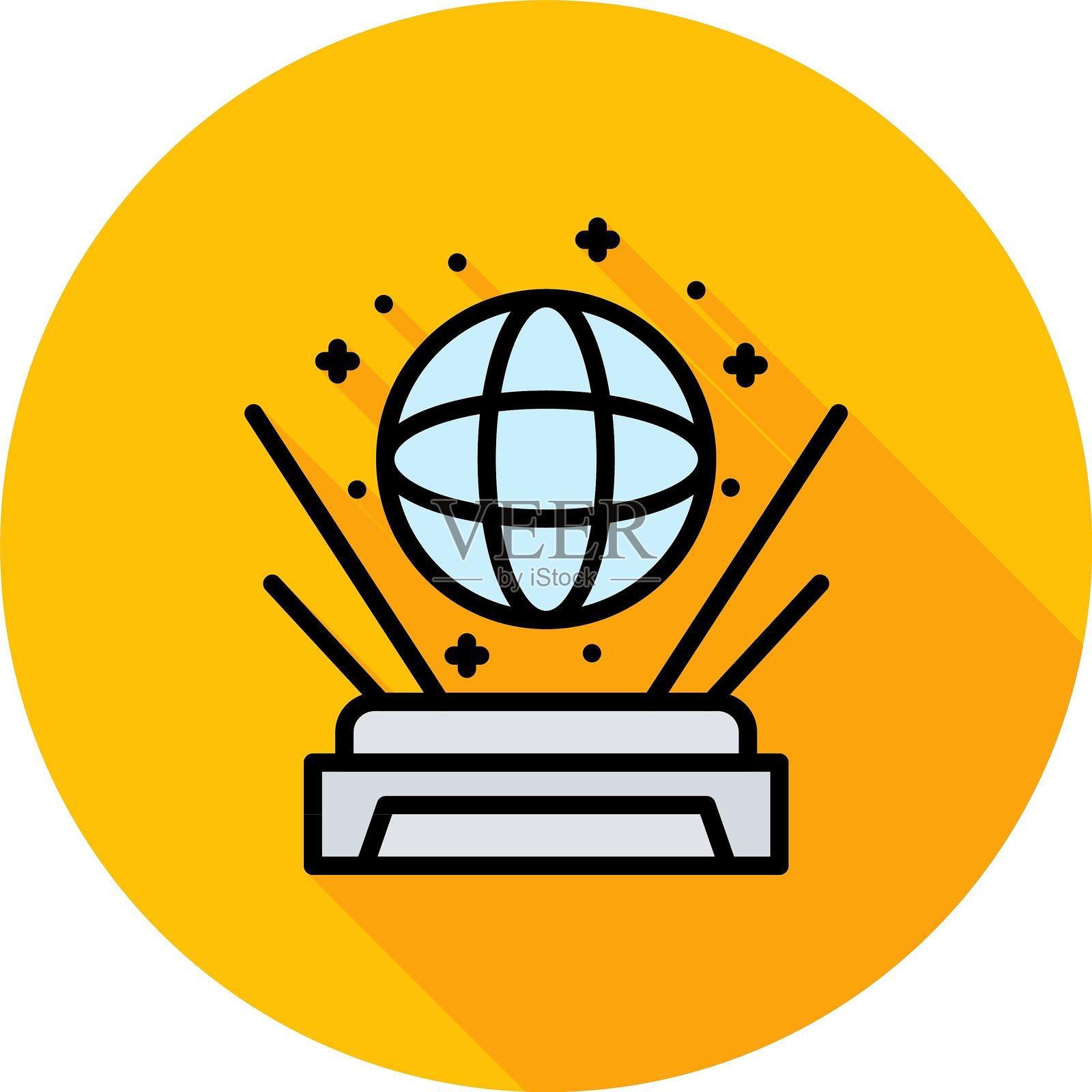 全息图新图标创意设计插画图片素材